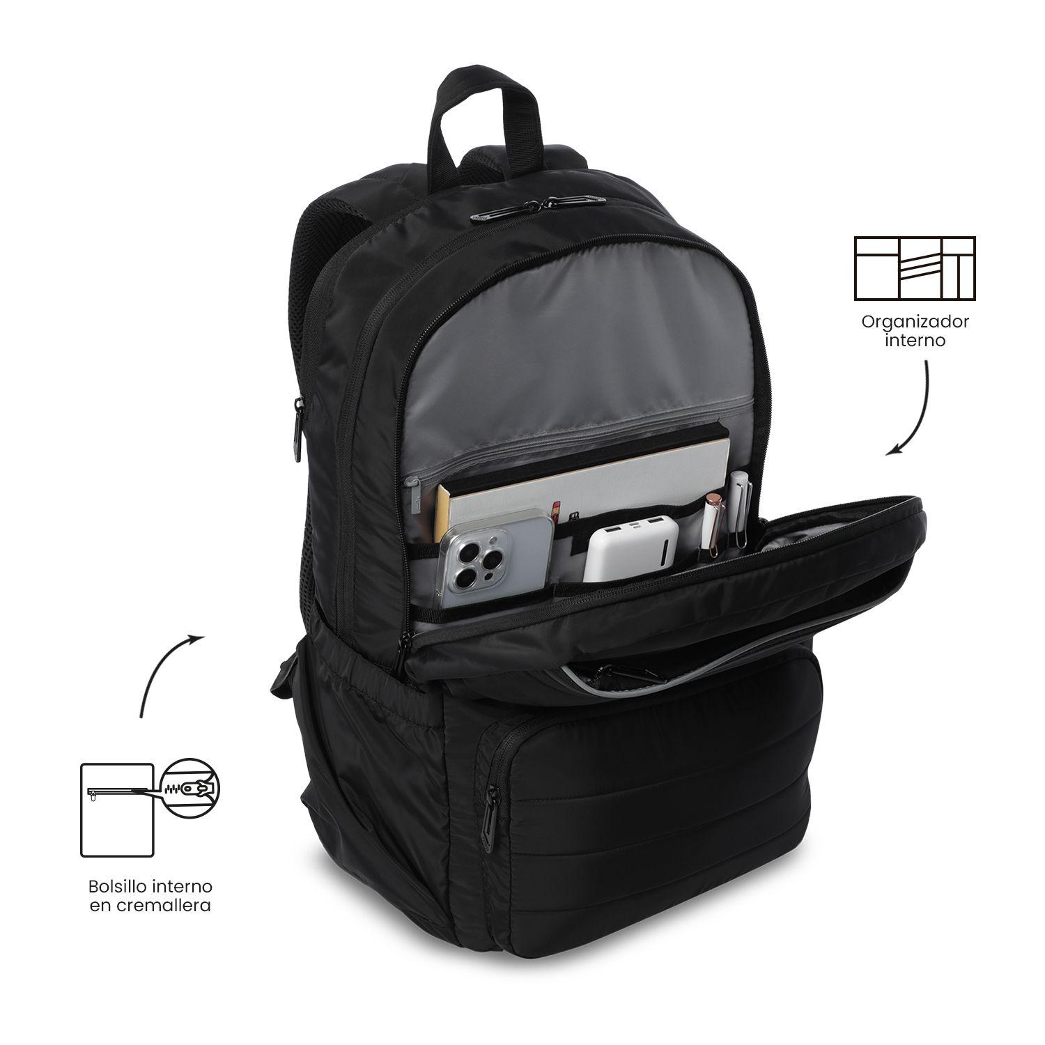 Mochila Universitario Campus Porta PC 16" Negro-5