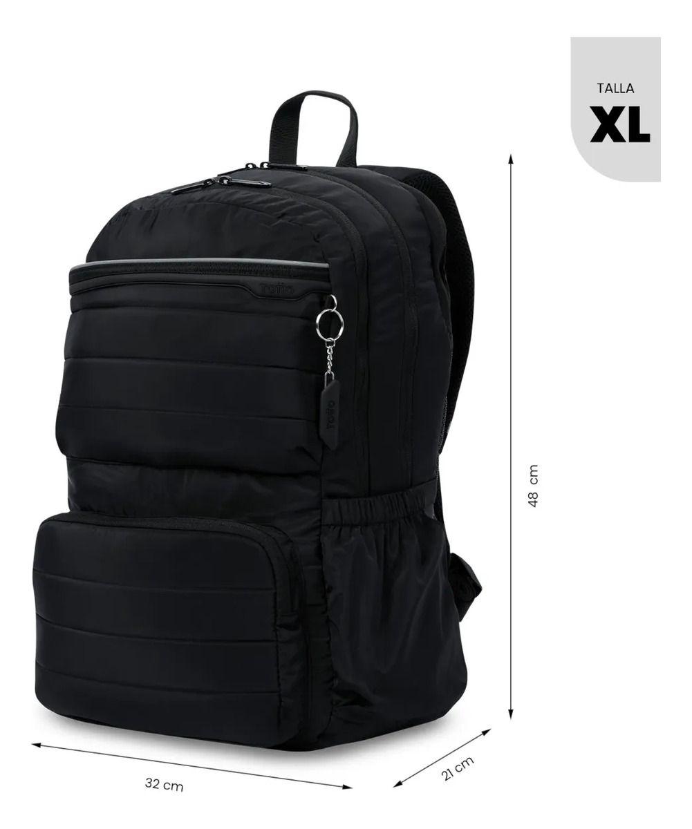 Mochila Universitario Campus Porta Pc 16  Negro-2