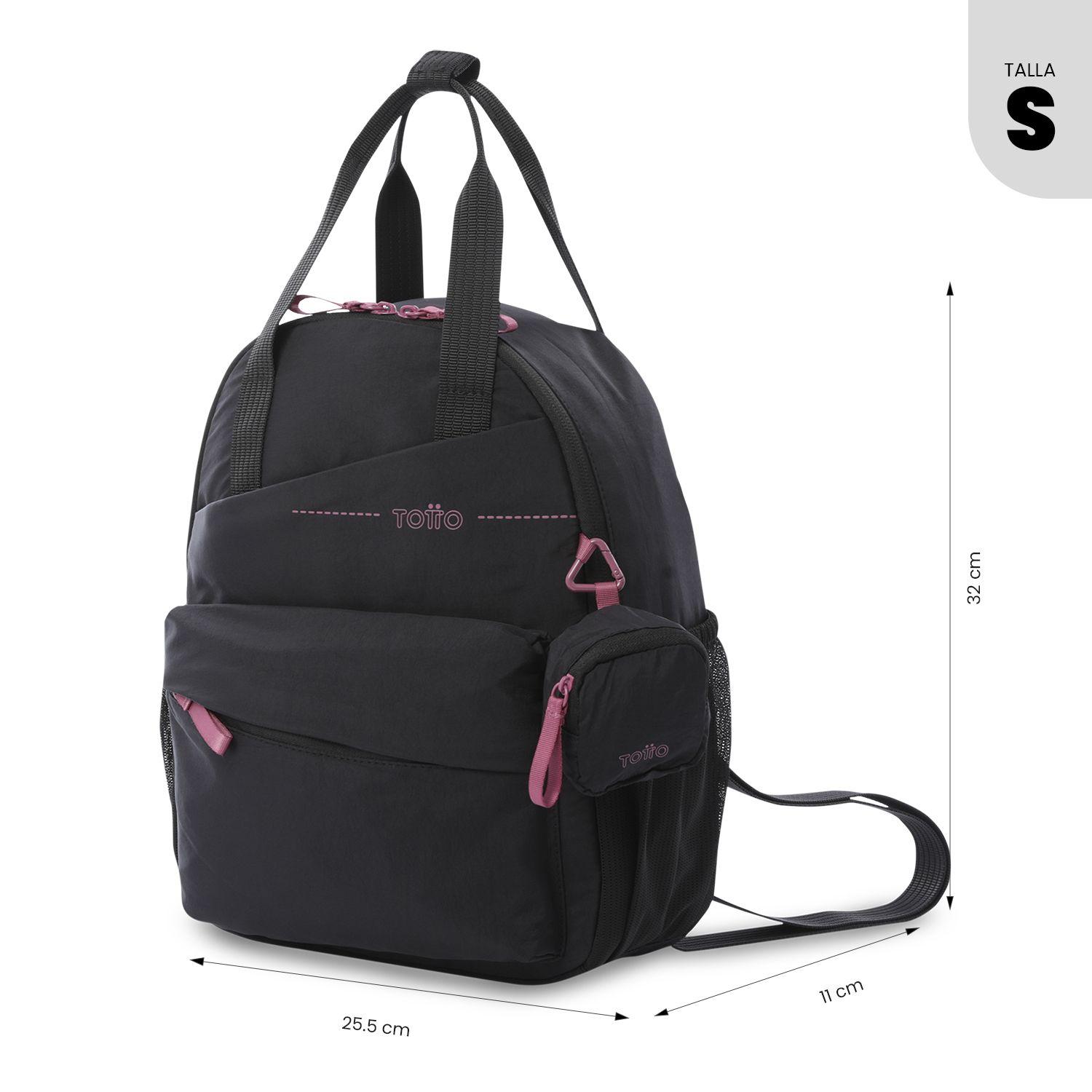 Mochila Universitaria Suzuka Negra Mujer Totto-2