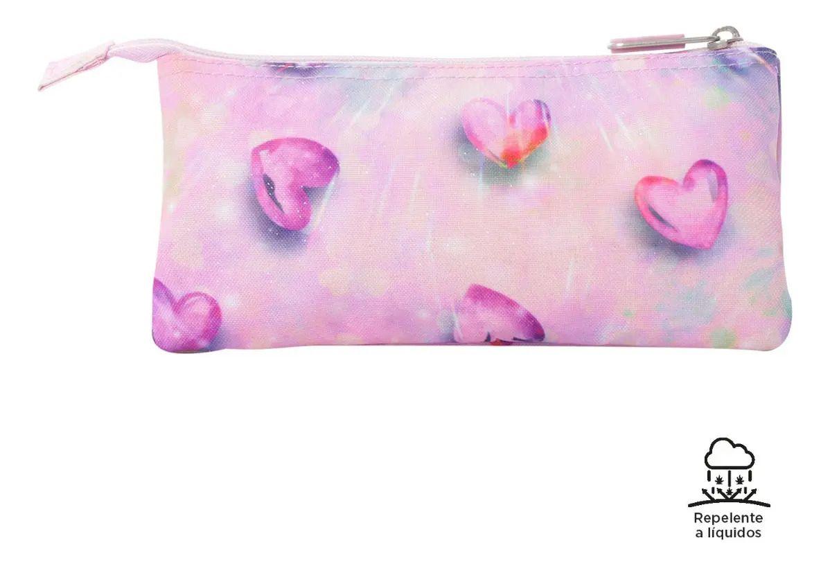 Estuche Totto Tablero Corazon Rosa-0