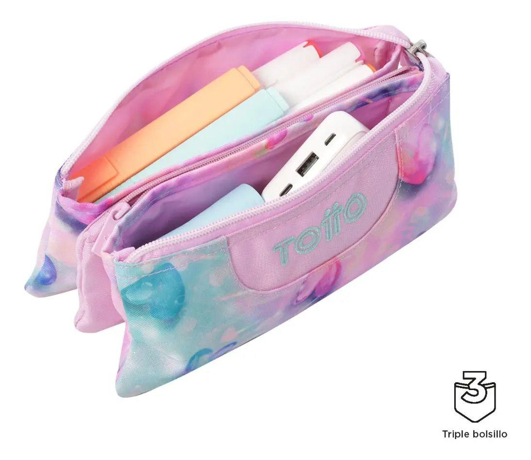Estuche Totto Tablero Corazon Rosa-1