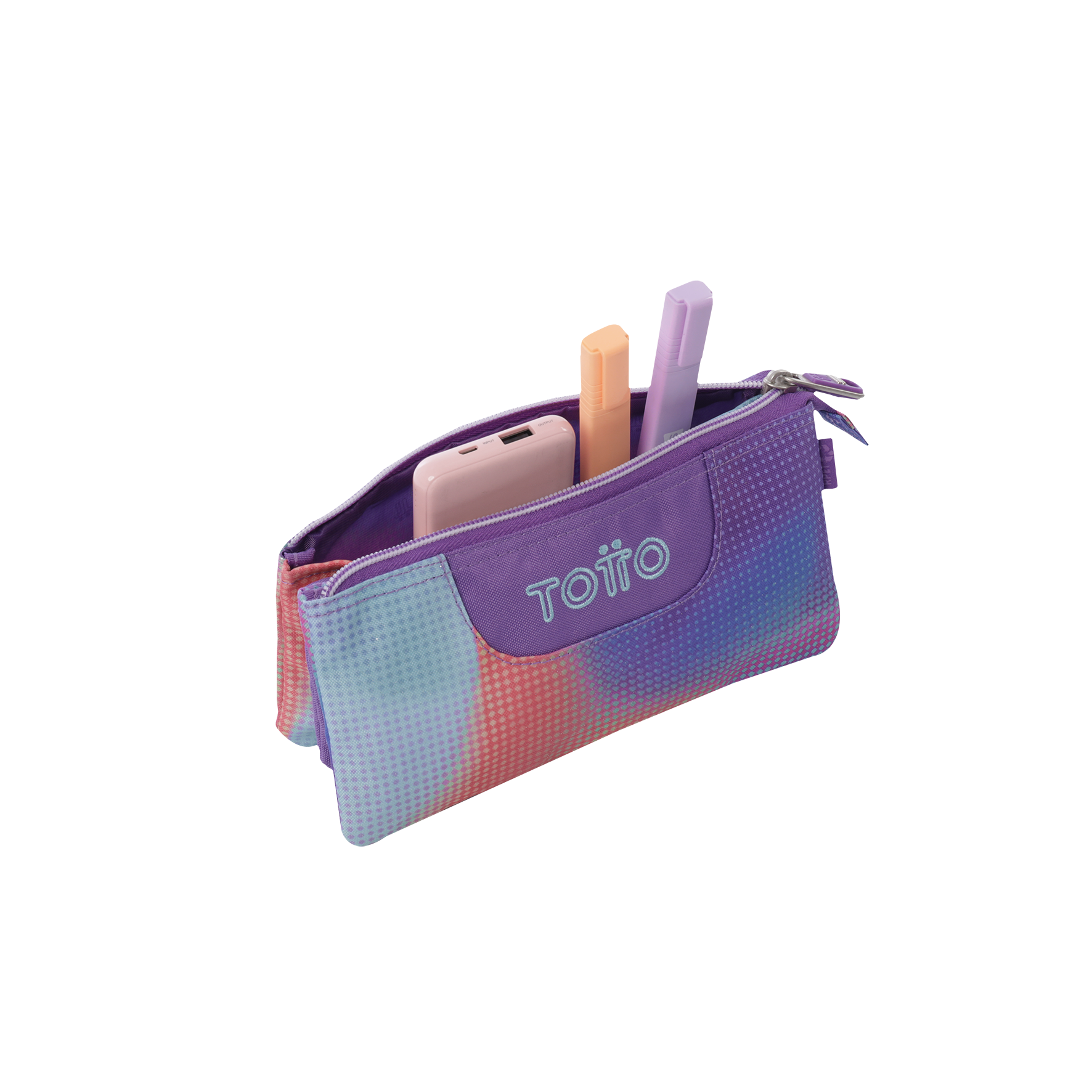 Estuche Escolar Totto Tablero – 3 Compartimentos, Compacto y Ecológico-2