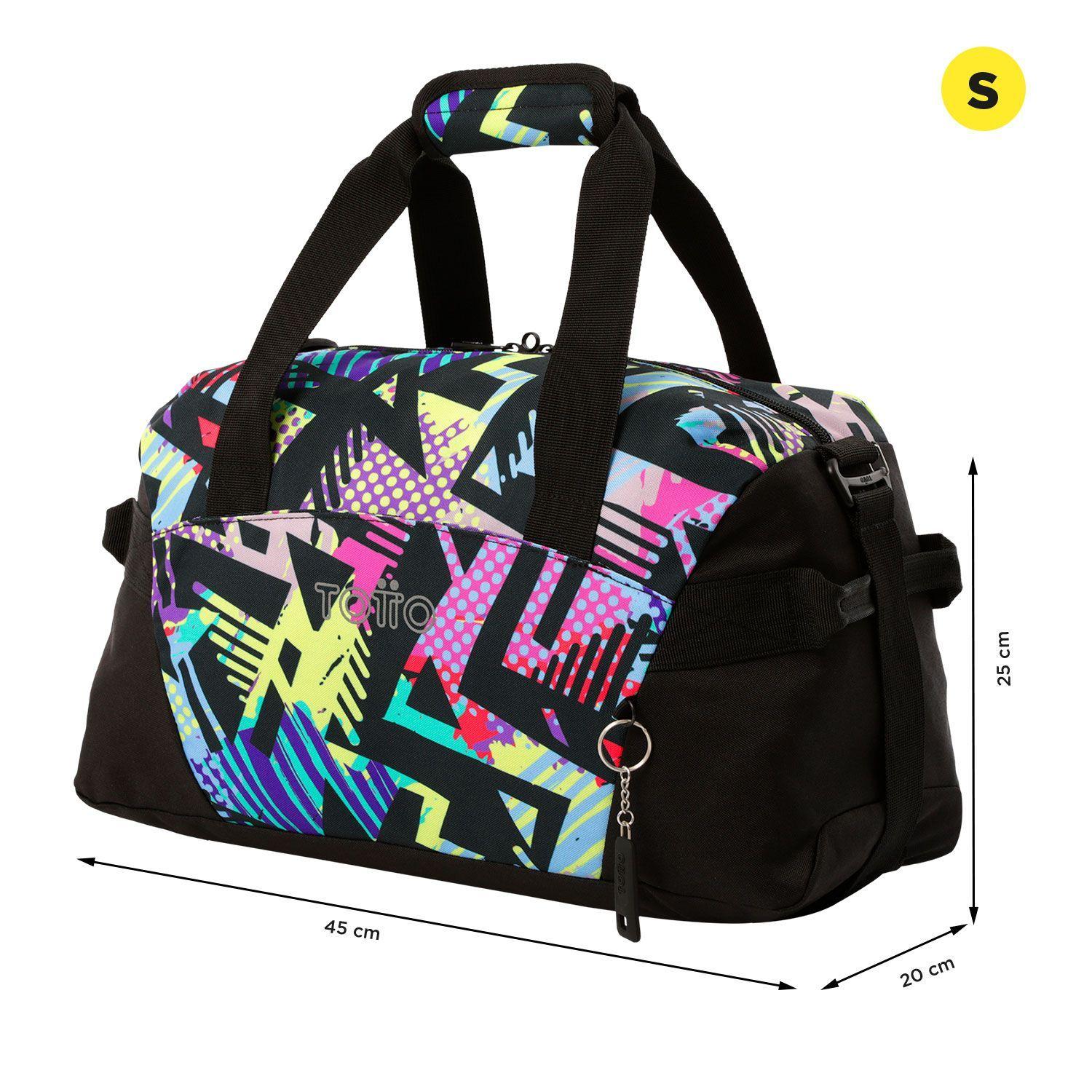 Bolso Deportivo Active Pro Pequeña Negra Totto-2