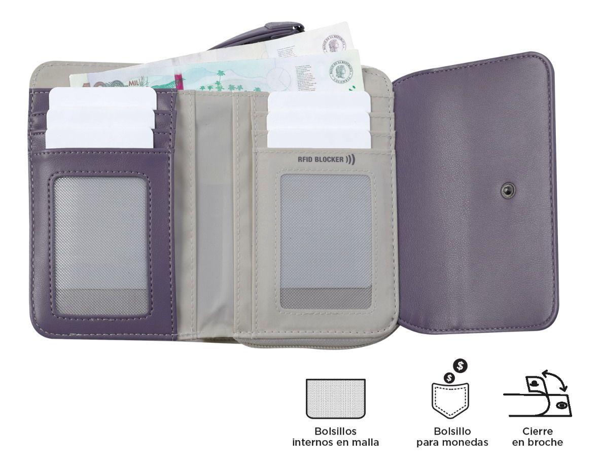 Billetera Rfid Block Totto Mujer Organizador Tarjeta STY24240-3