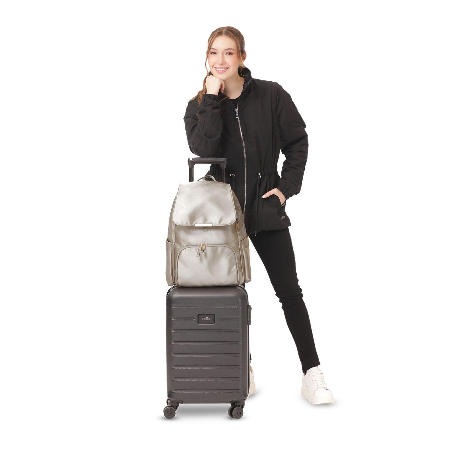 Mochila Ejecutivo Porta PC 16" Bel 2.0 Beige Mujer-7