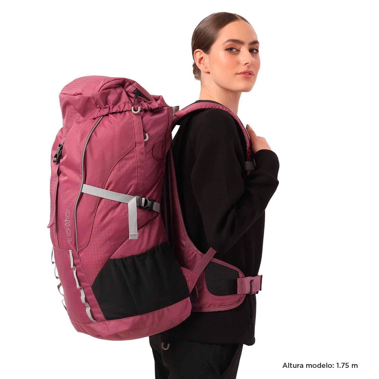 Mochila Outdoor Summit 45 L 30 A 50 Litros Deco Rose-1