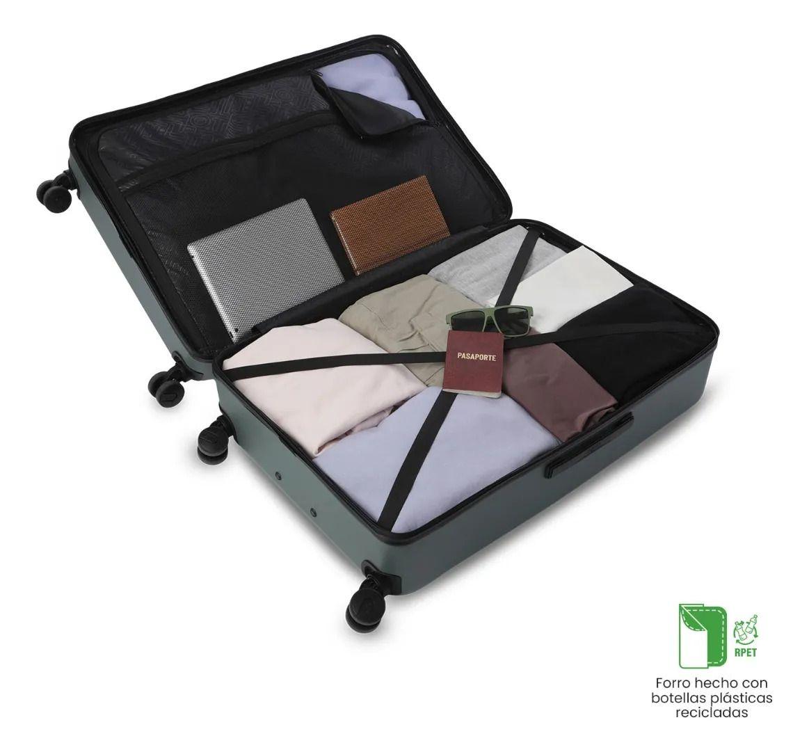Maleta De Viaje Grande 23 Kilos 360 Helios 2.0 Verde-3
