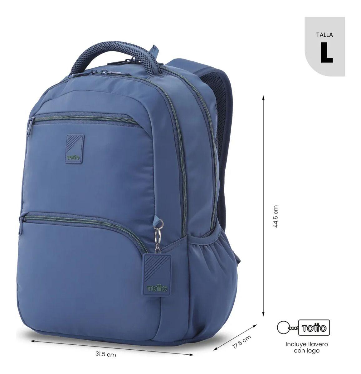 Mochila Universitario  Tracer 4 2.0 Porta Pc 14  Azul-2