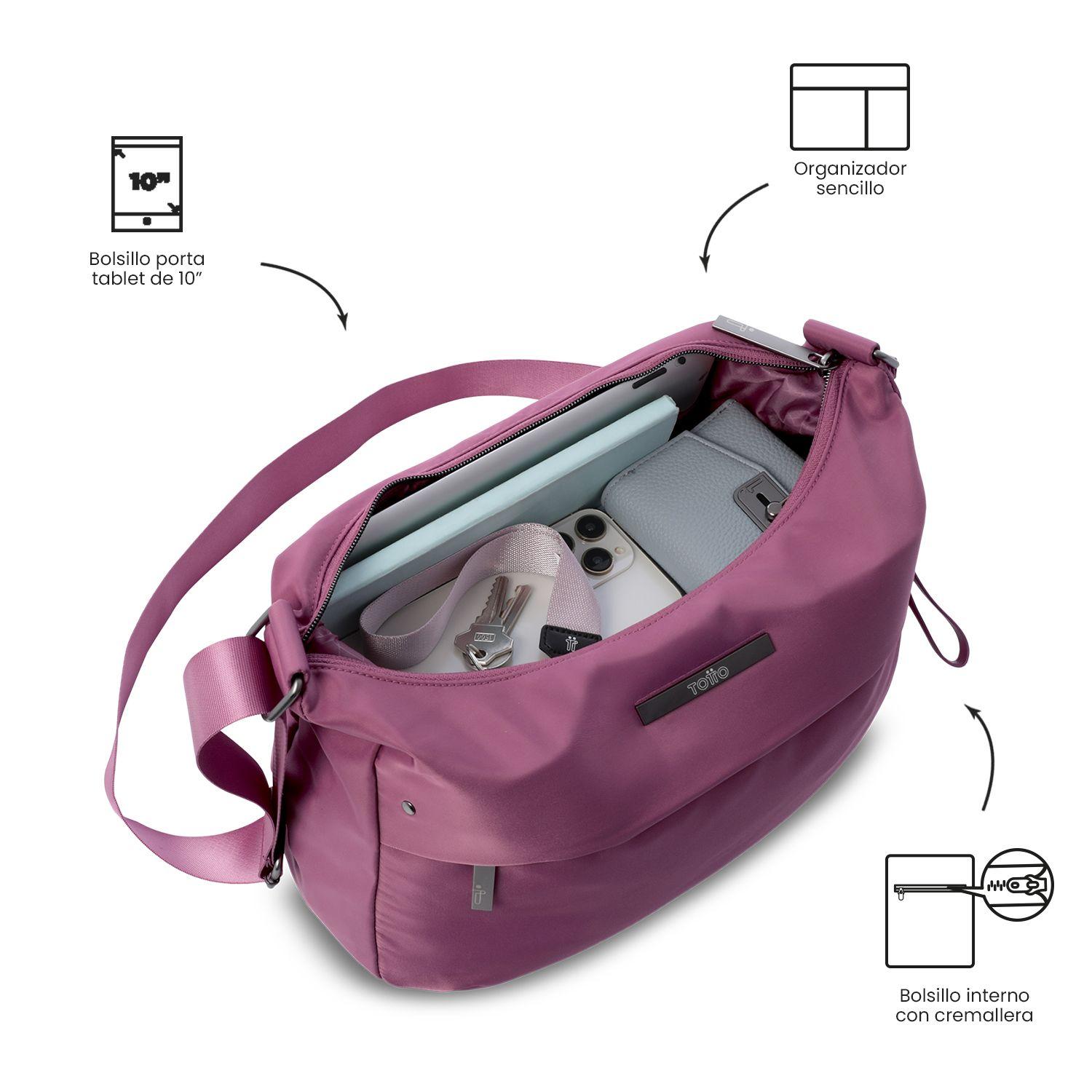 Cartera para Mujer Porta Tableta 10" Adelaide 1 2.0 Rosado-4