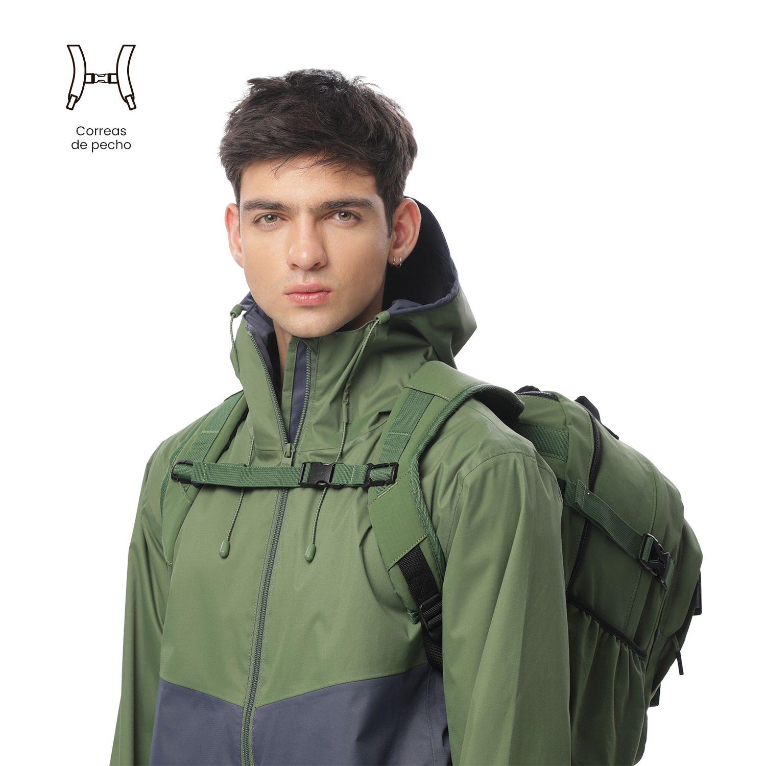 Mochila Universitaria Notebook 15.4" Spa Verde Hombre Totto-4