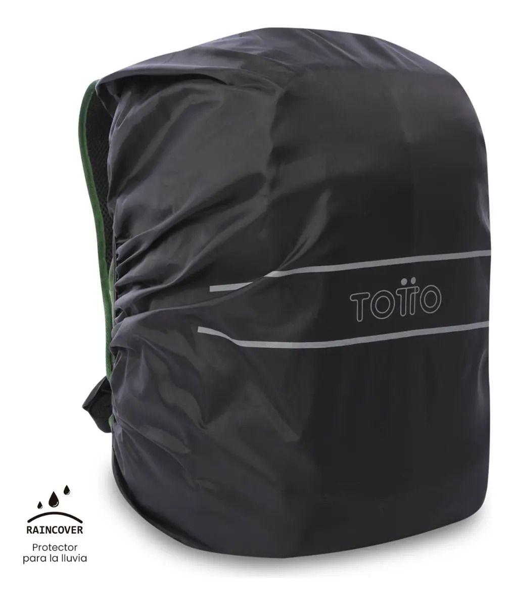 Mochila Universitario Porta Pc 15.4  Spa Verde Hombre-5