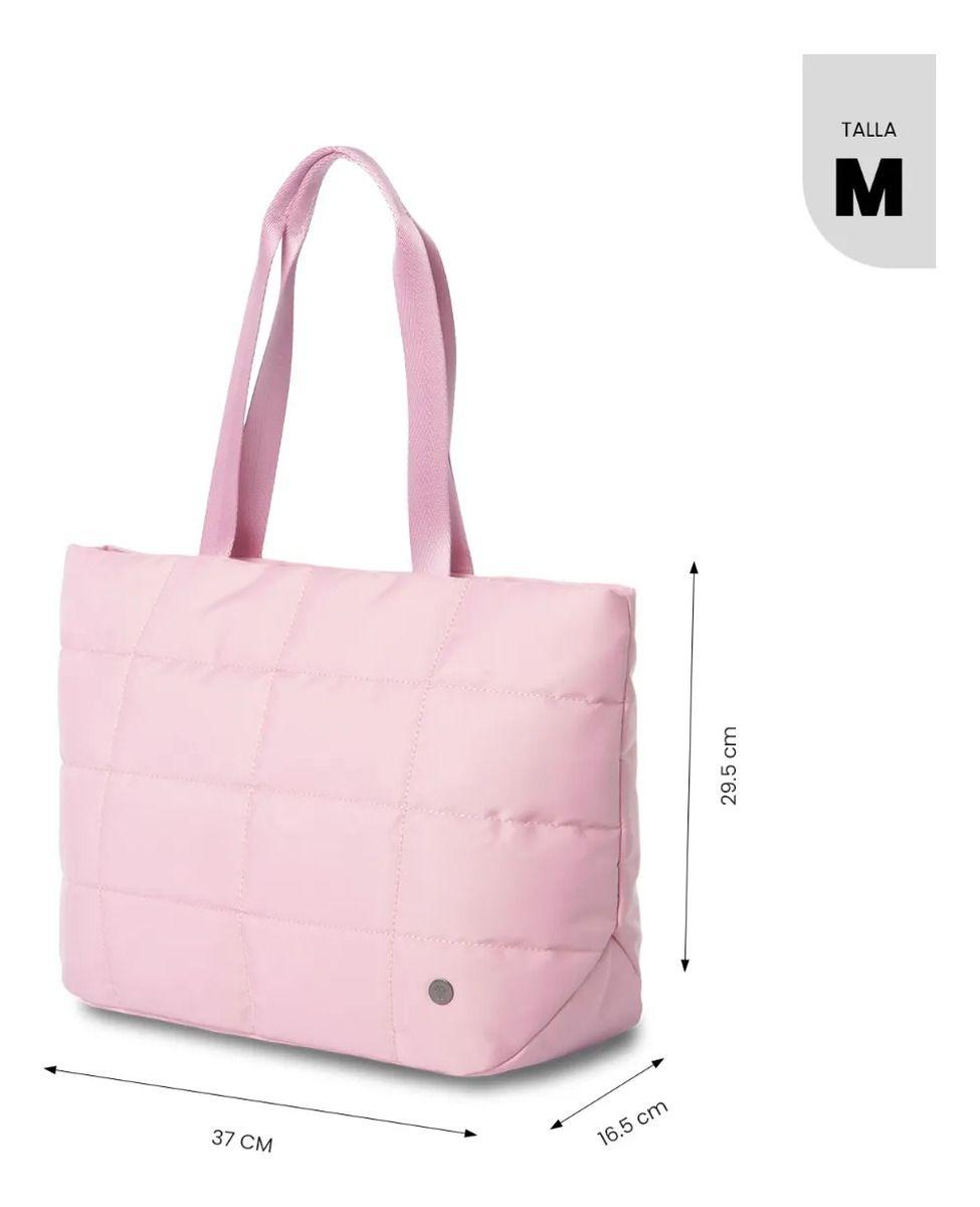 Tote Bag Para Mujer Freya Mediano Rosado-2