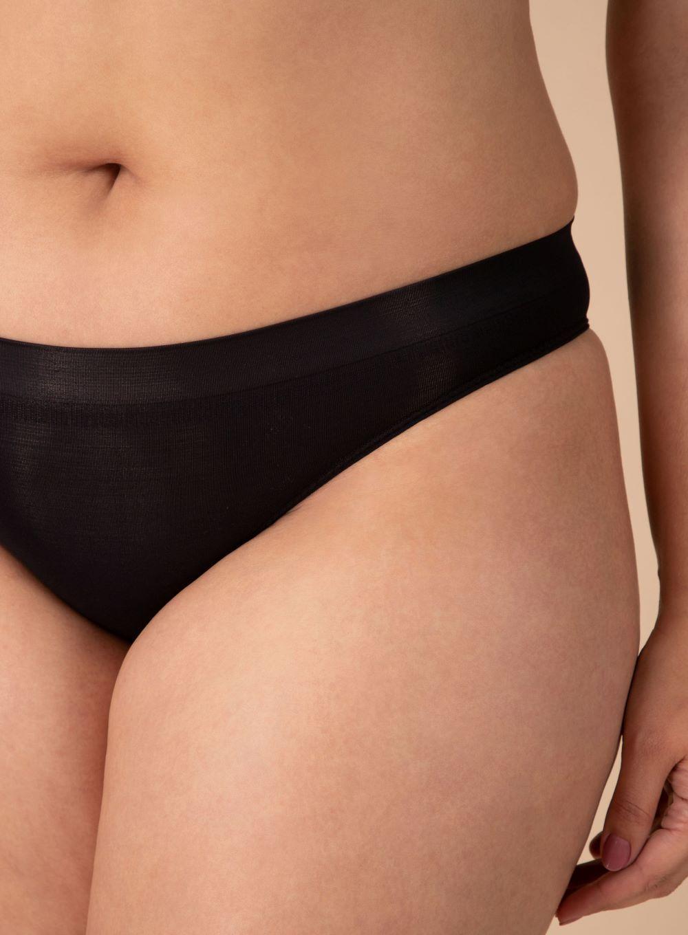 Calzón Tanga Cintura Baja 70221 Negro - L-2