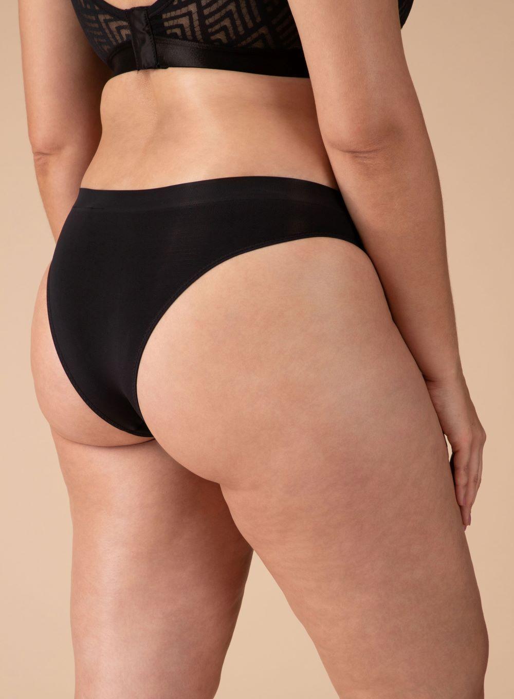 Calzón Tanga Cintura Baja 70221 Negro - L-5