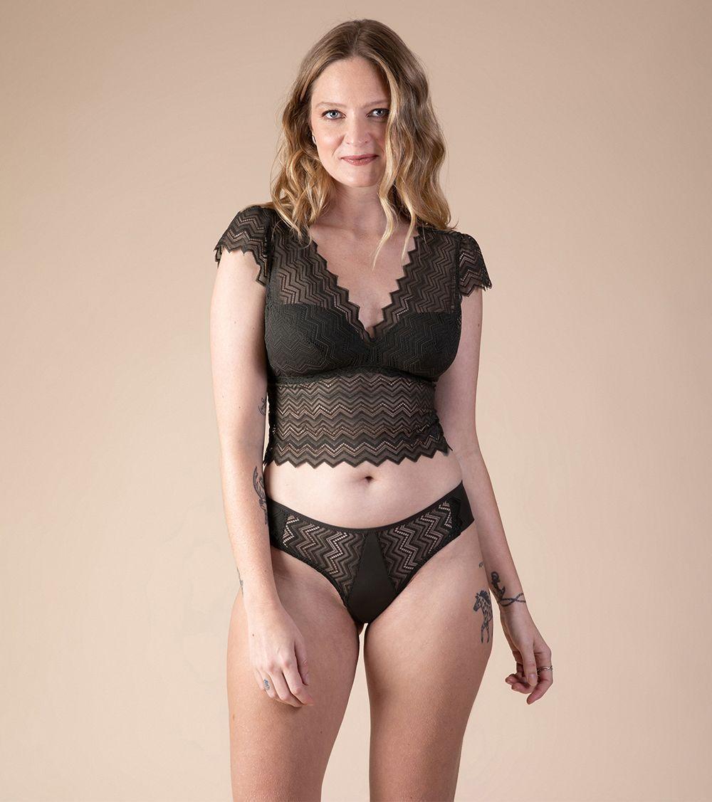 Calzón Tanga Double Back Timeless 50052 Gris Oscuro - L-1