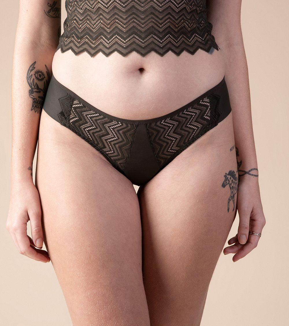 Calzón Tanga Double Back Timeless 50052 Gris Oscuro - L-3