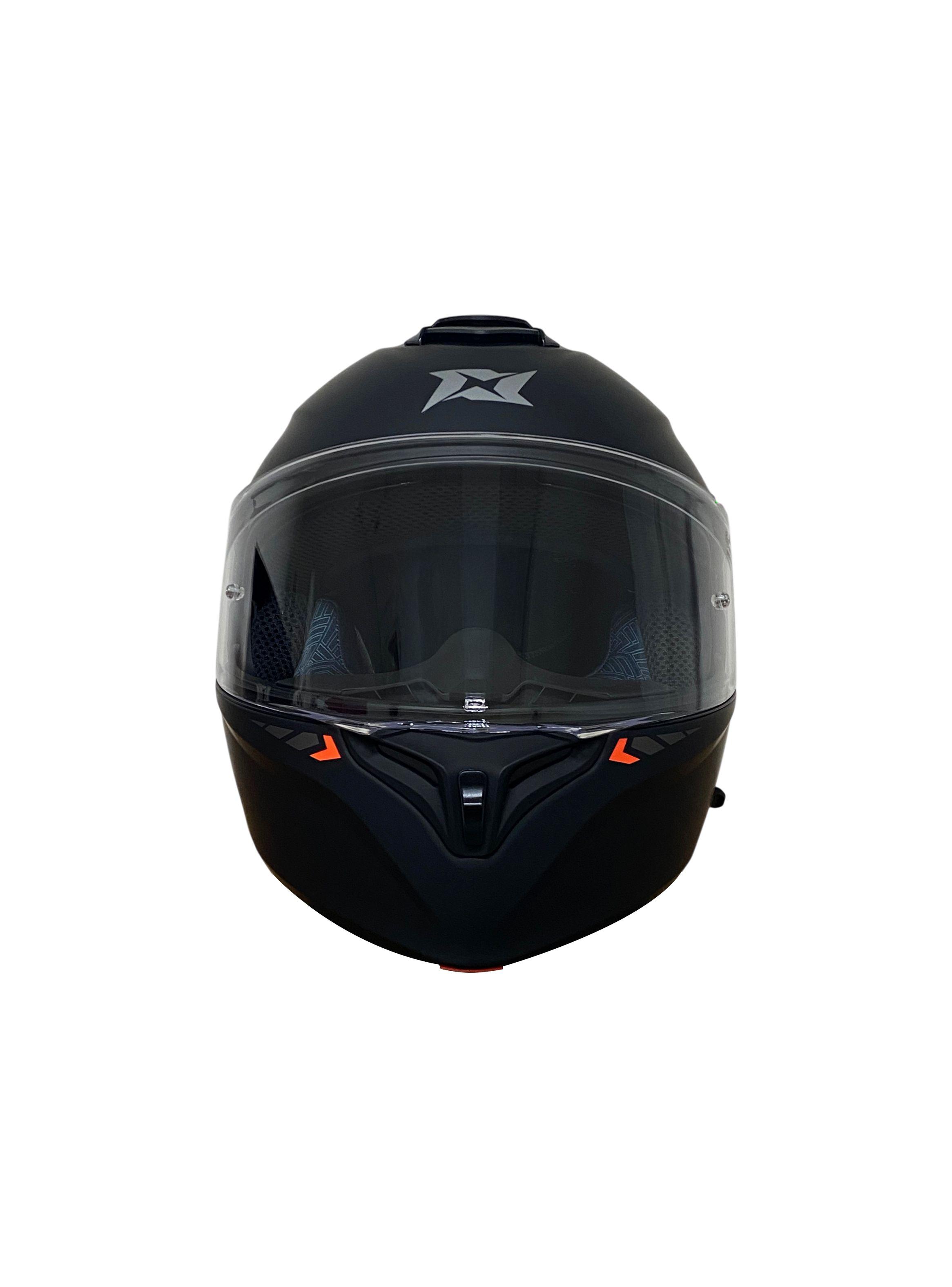 Casco Abatible Axxis Storm Negro Mate-5