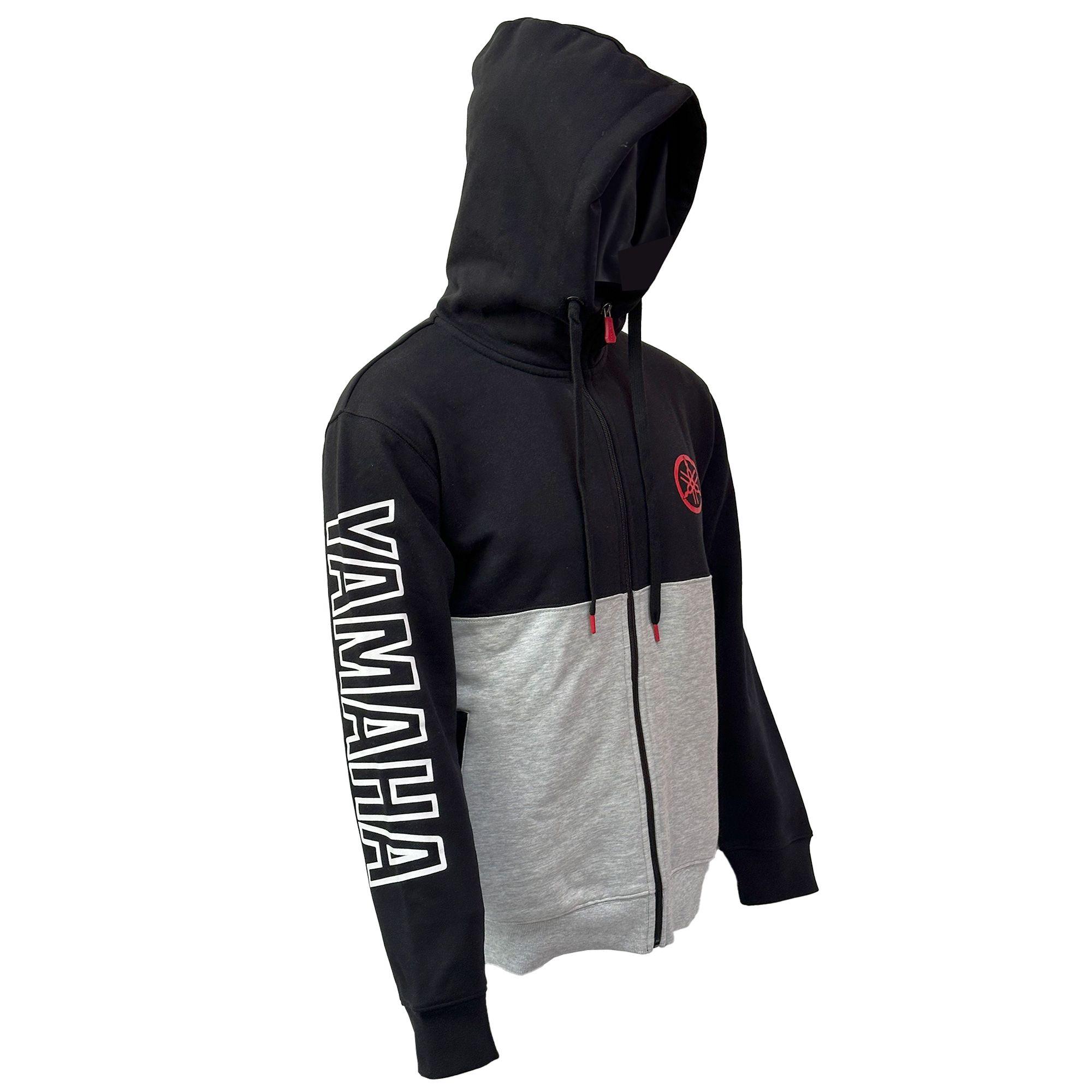Polerón De Hombre Manga Larga Hood Negro Gris-1