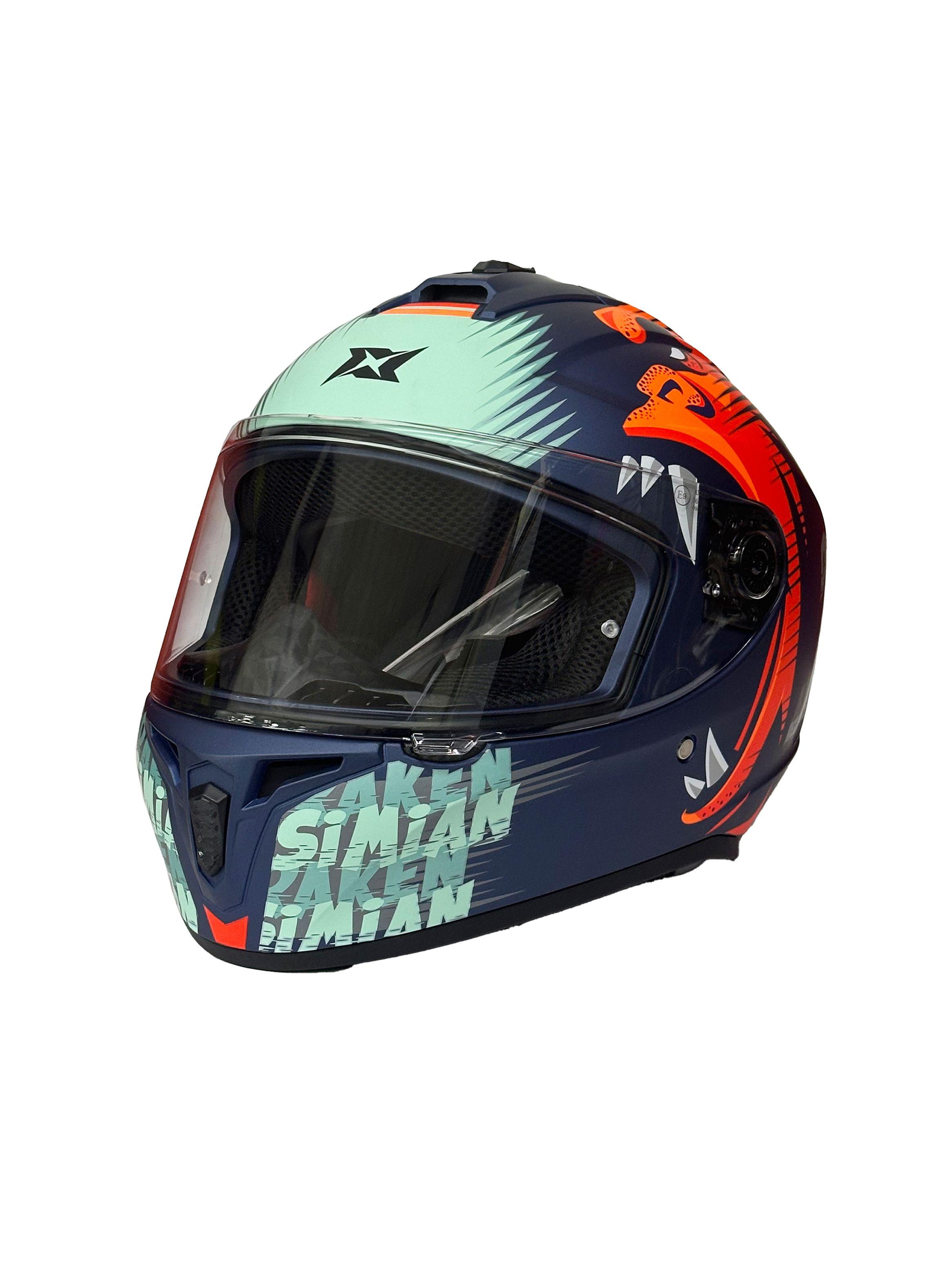 Casco Axxis Draken S Simian B6 Verde Mate-0