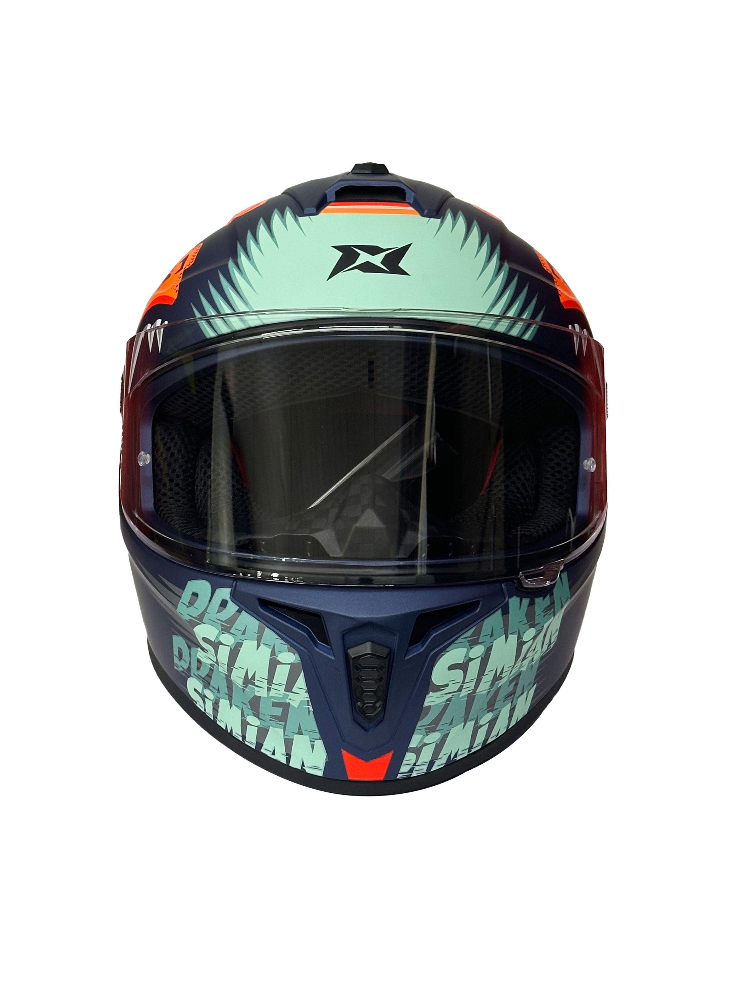 Casco Axxis Draken S Simian B6 Verde Mate-1