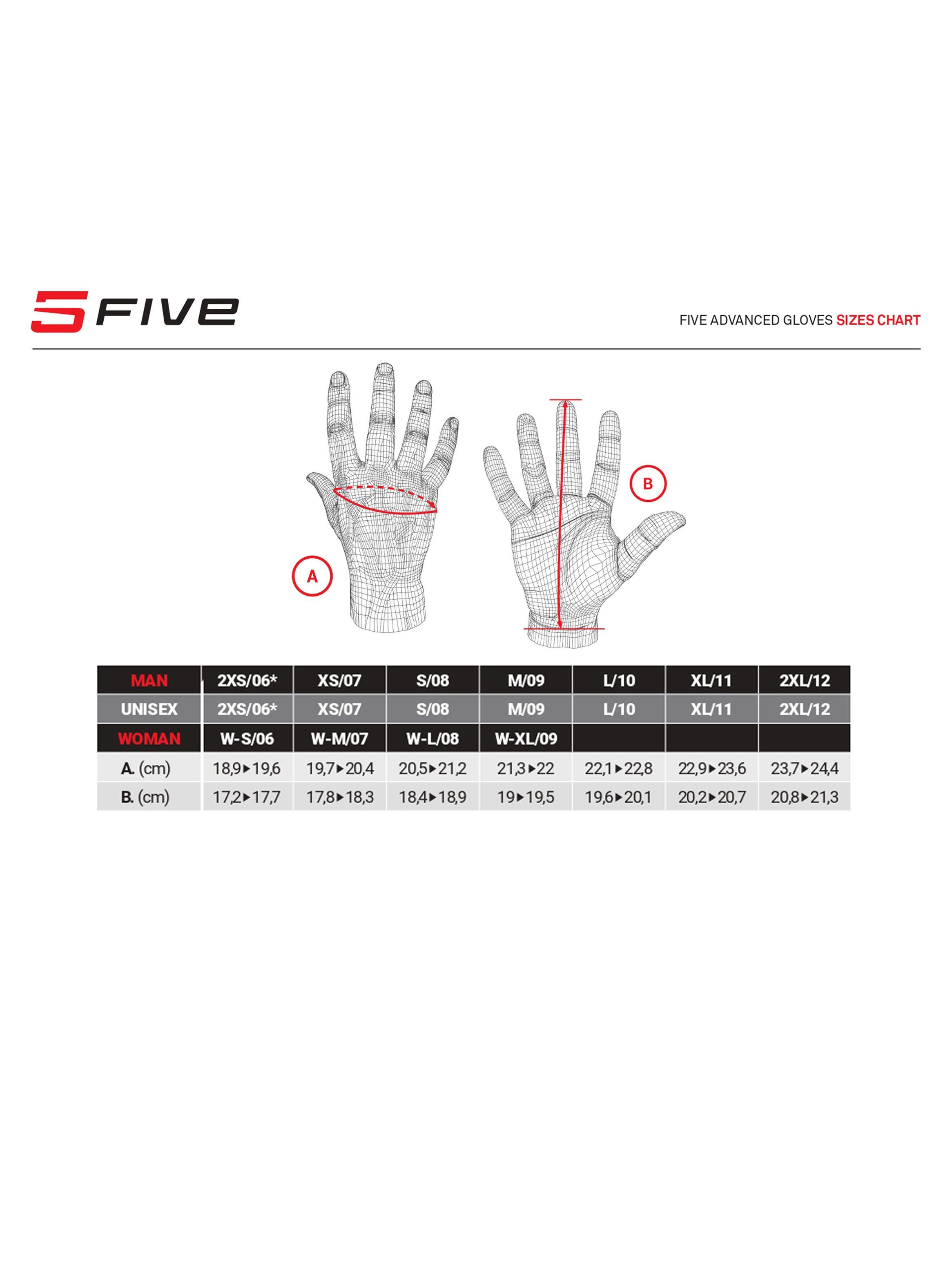 Guantes Moto Five X-Rider WP Negro-3