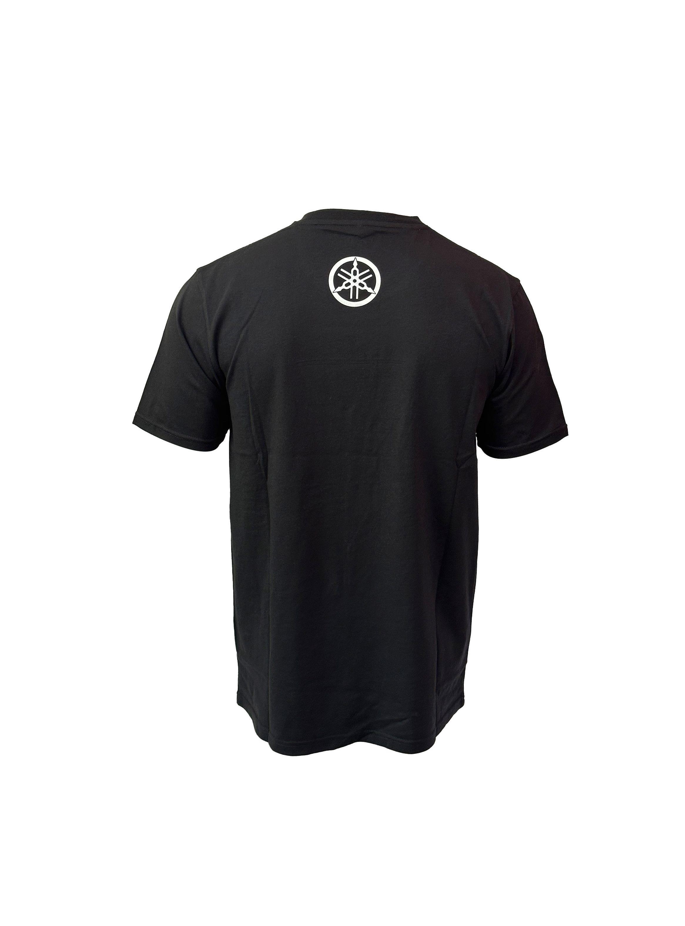 Polera De Hombre Manga Corta Yamaha Negro-2