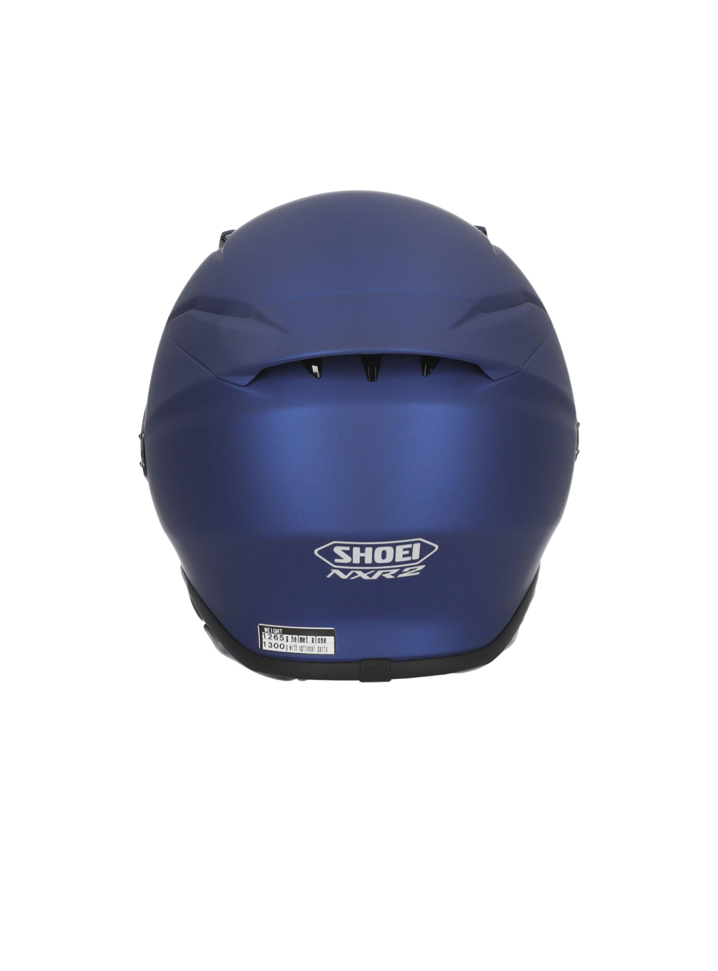 Casco De Moto Shoei NXR 2 Azul Mate-3