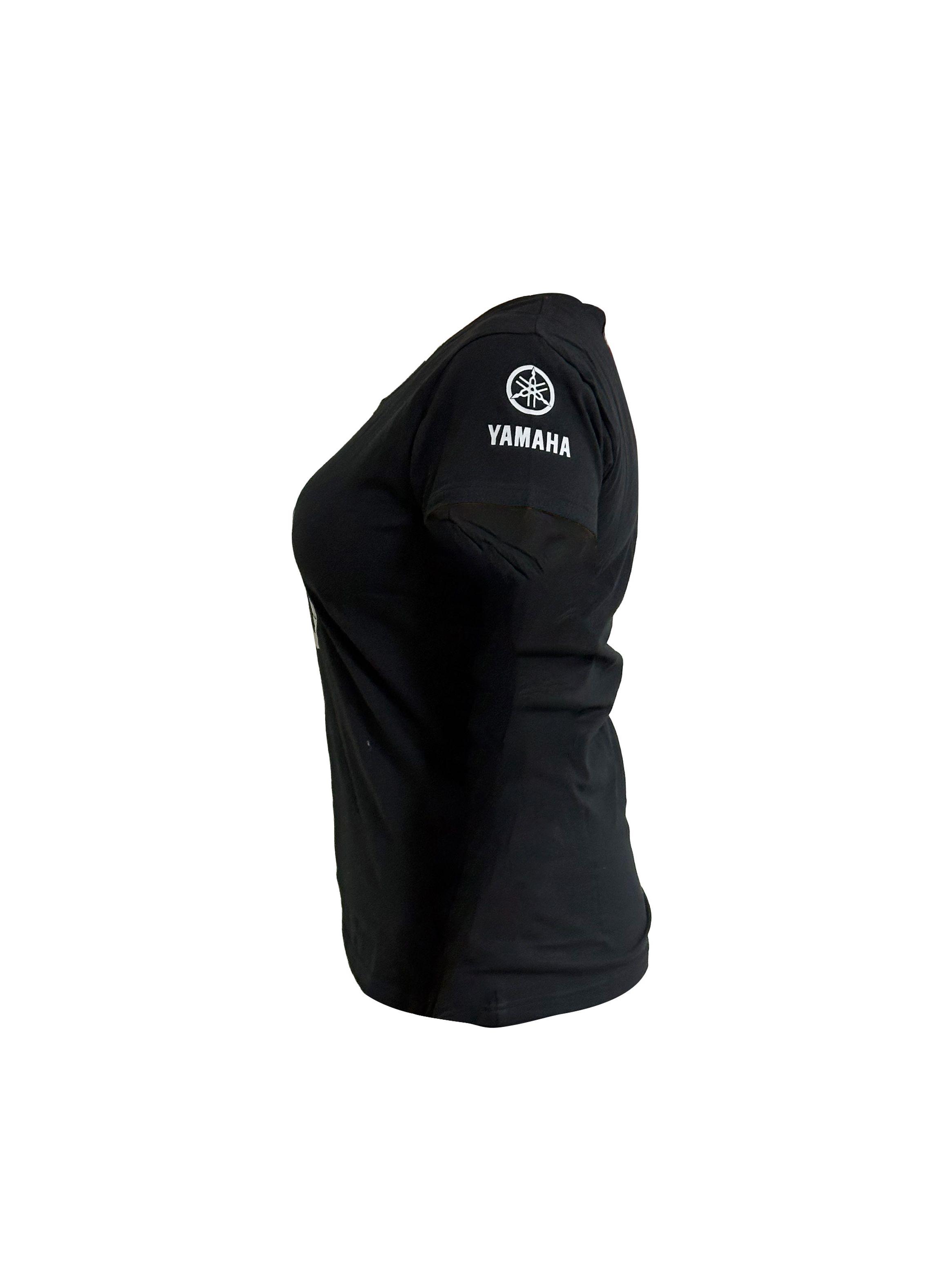 Polera De Mujer Manga Corta Yamaha Diapasón Negro-1