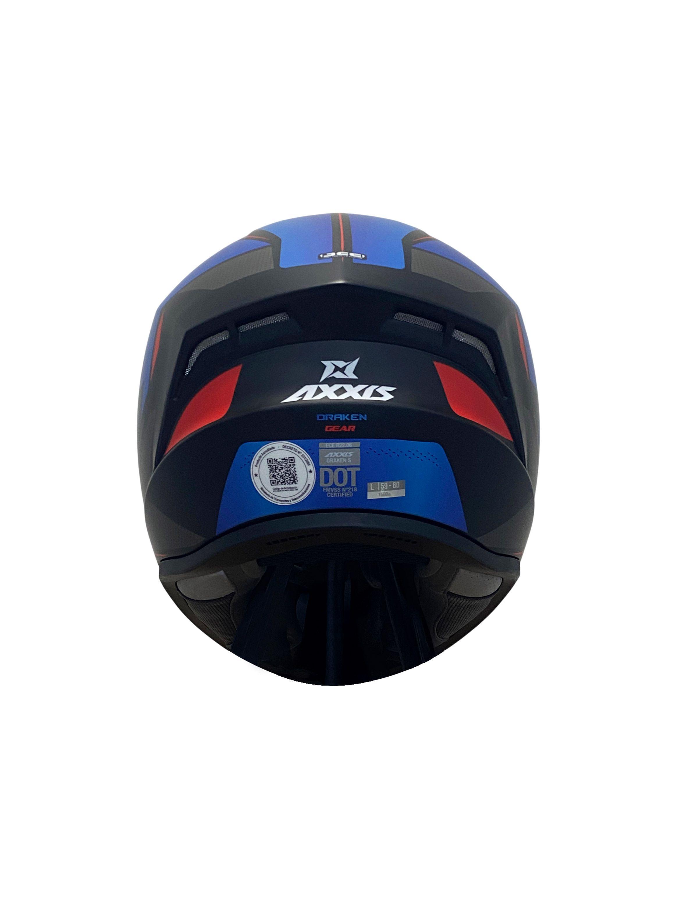 Casco Integral Axxis Draken Gear E7-6