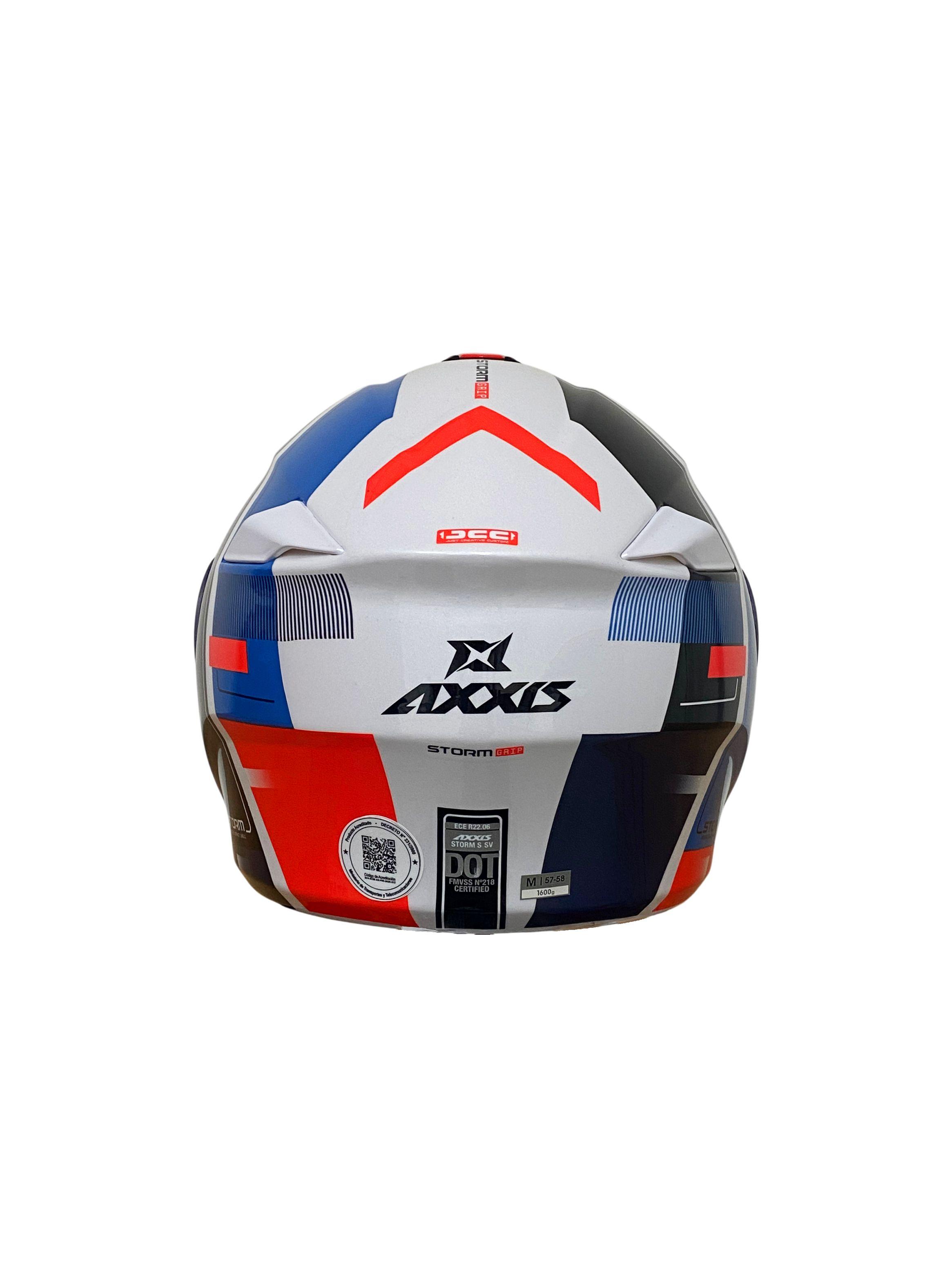 Casco Abatible Axxis Storm grip-7