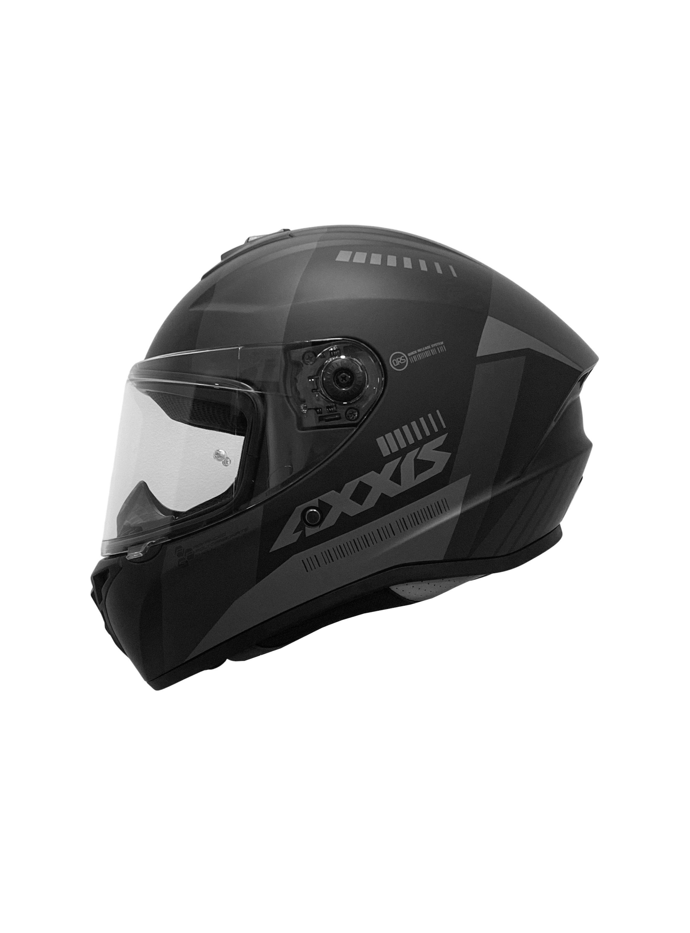Casco Integral Axxis Draken MP4 Negro Mate-2