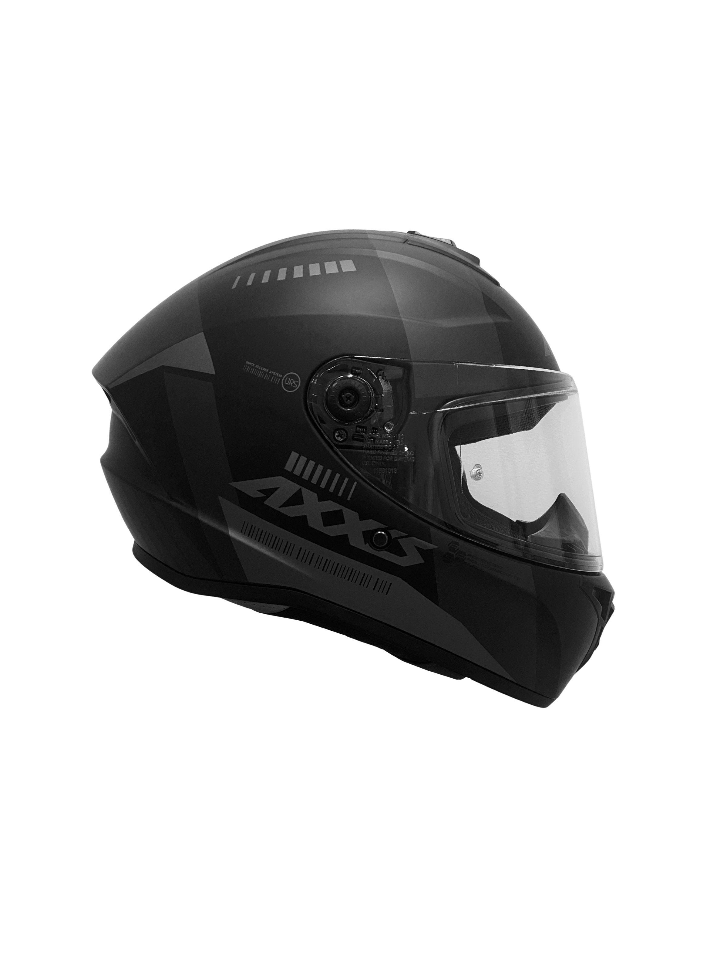 Casco Integral Axxis Draken MP4 Negro Mate-3