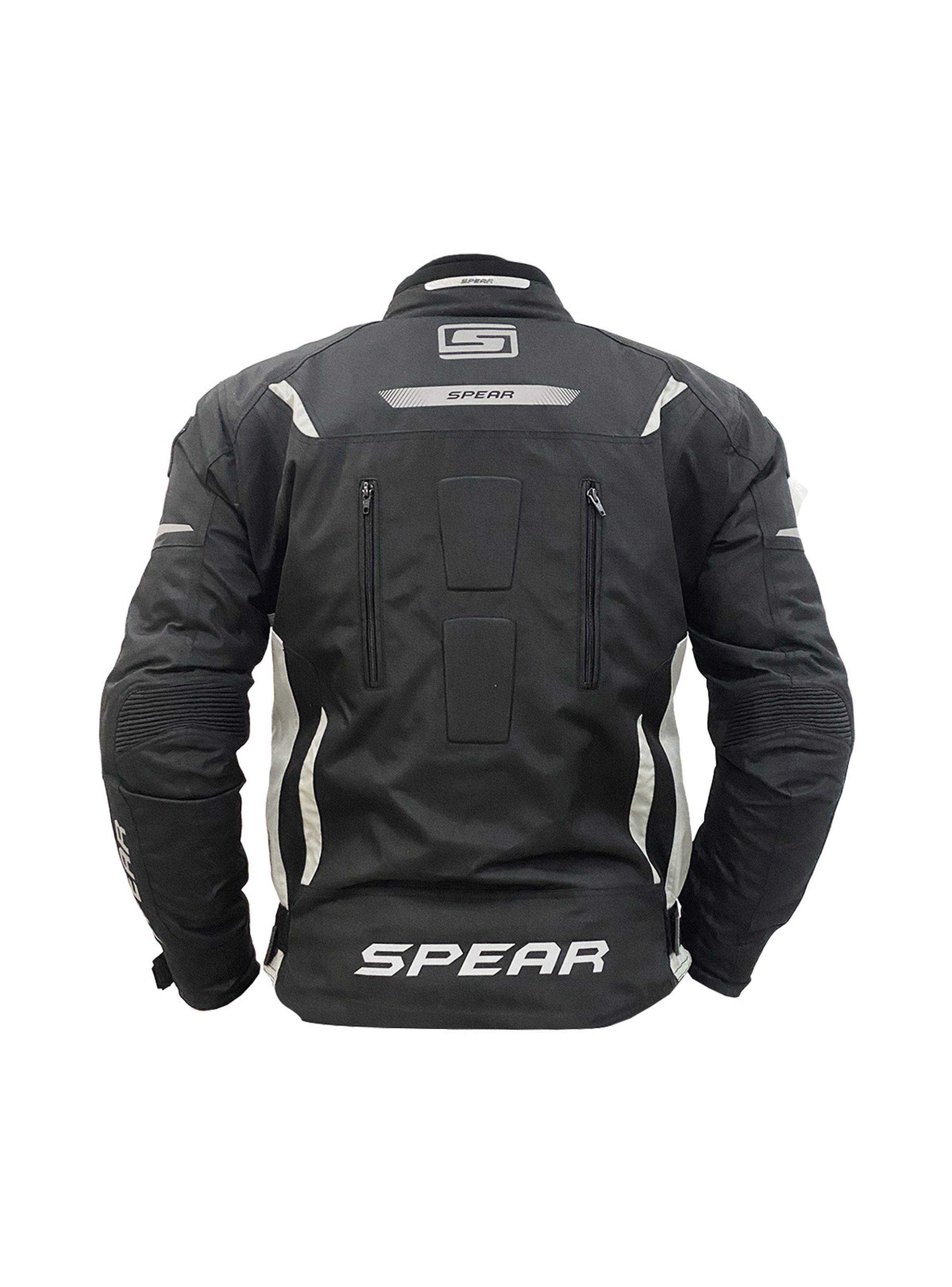 Chaqueta De Moto Spear Concorde Gris-2