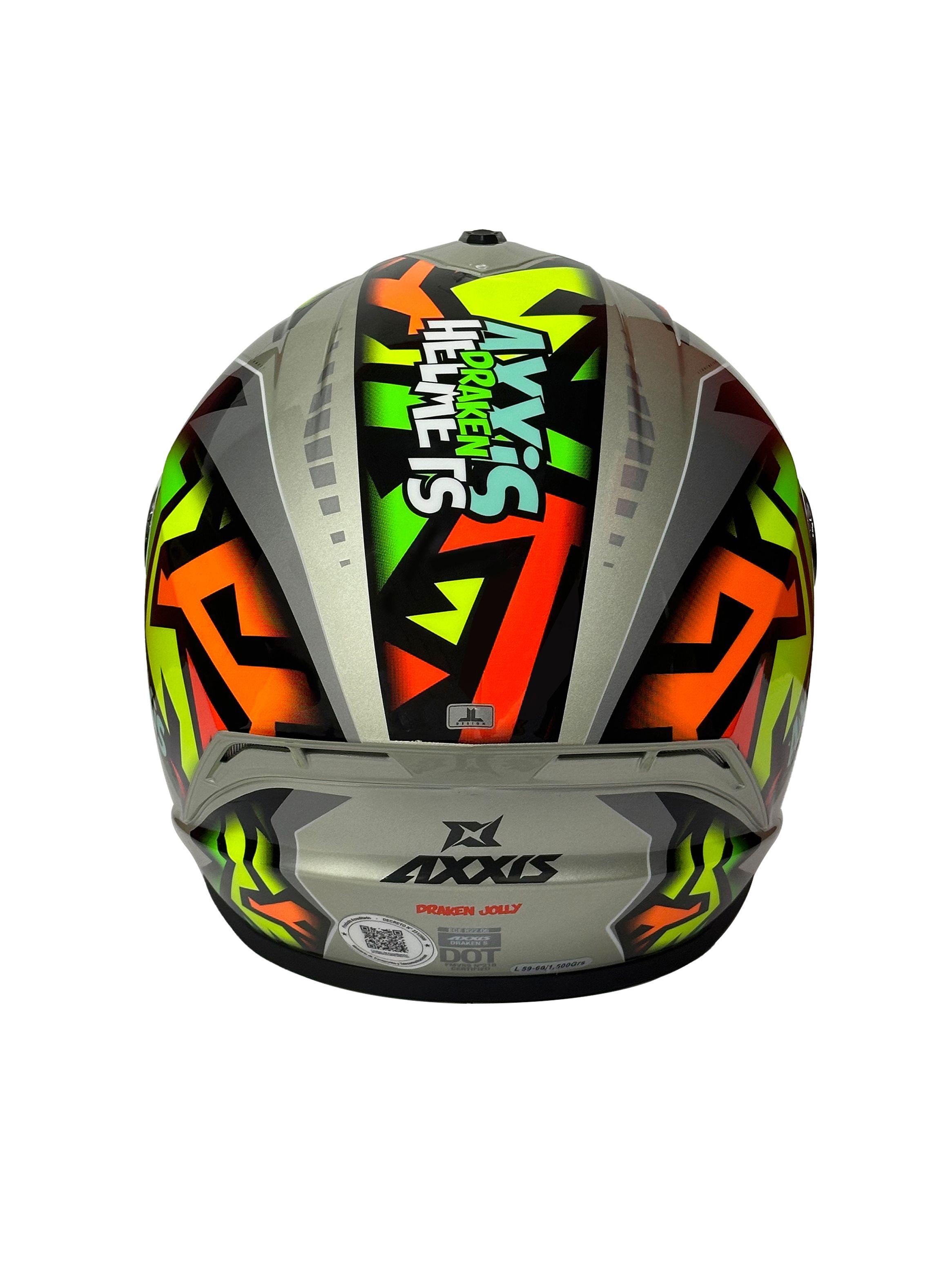 Casco Axxis Draken S Jolly C2 Brillante-3