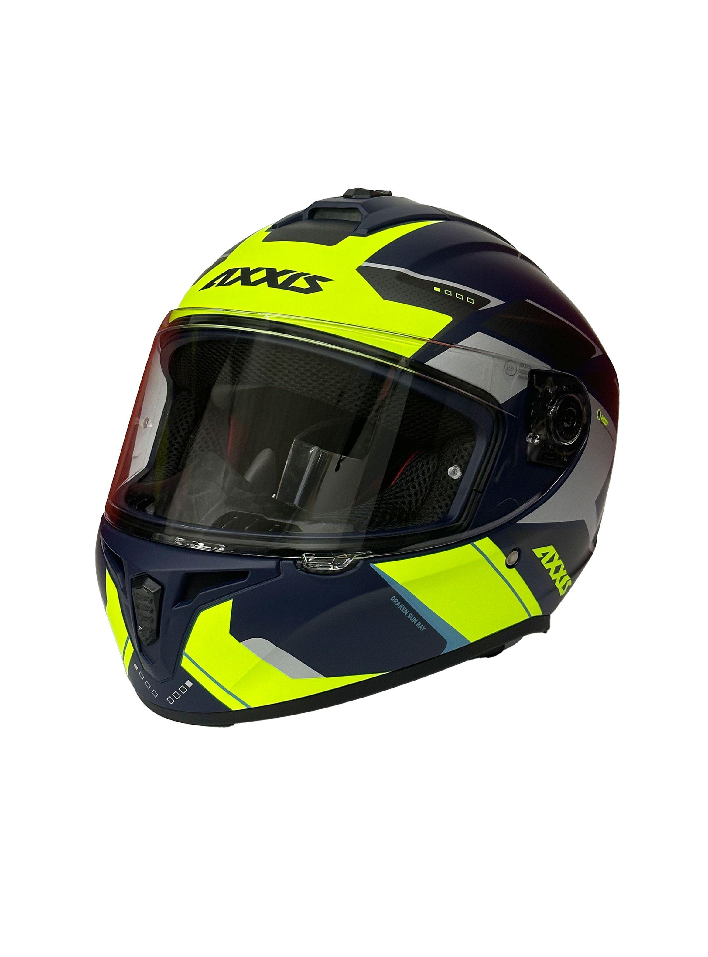 Casco Axxis Draken S Sunray C2 Flúor mate-0
