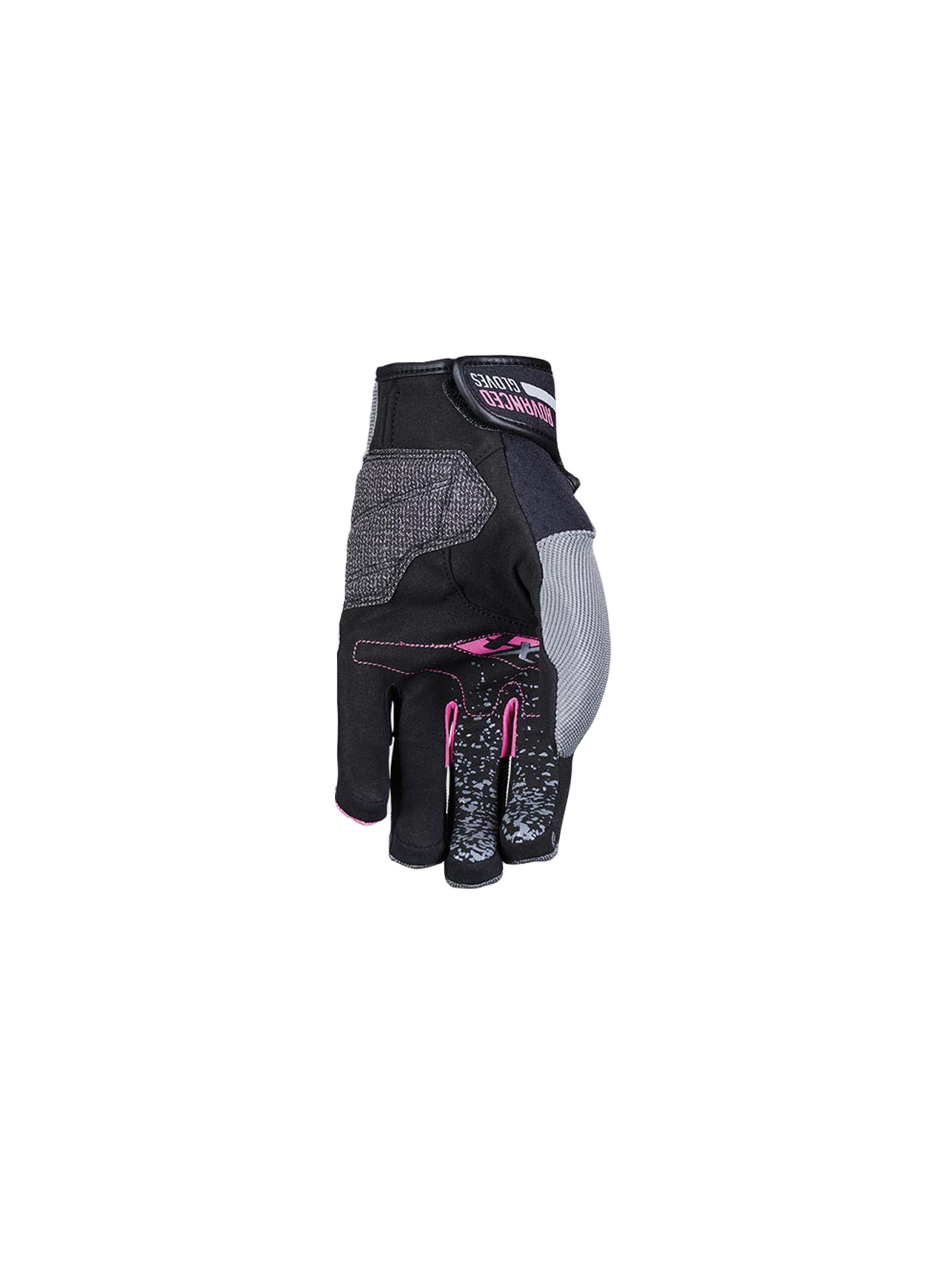 Guantes Moto Five TFX4 Woman Gris/rosado-2