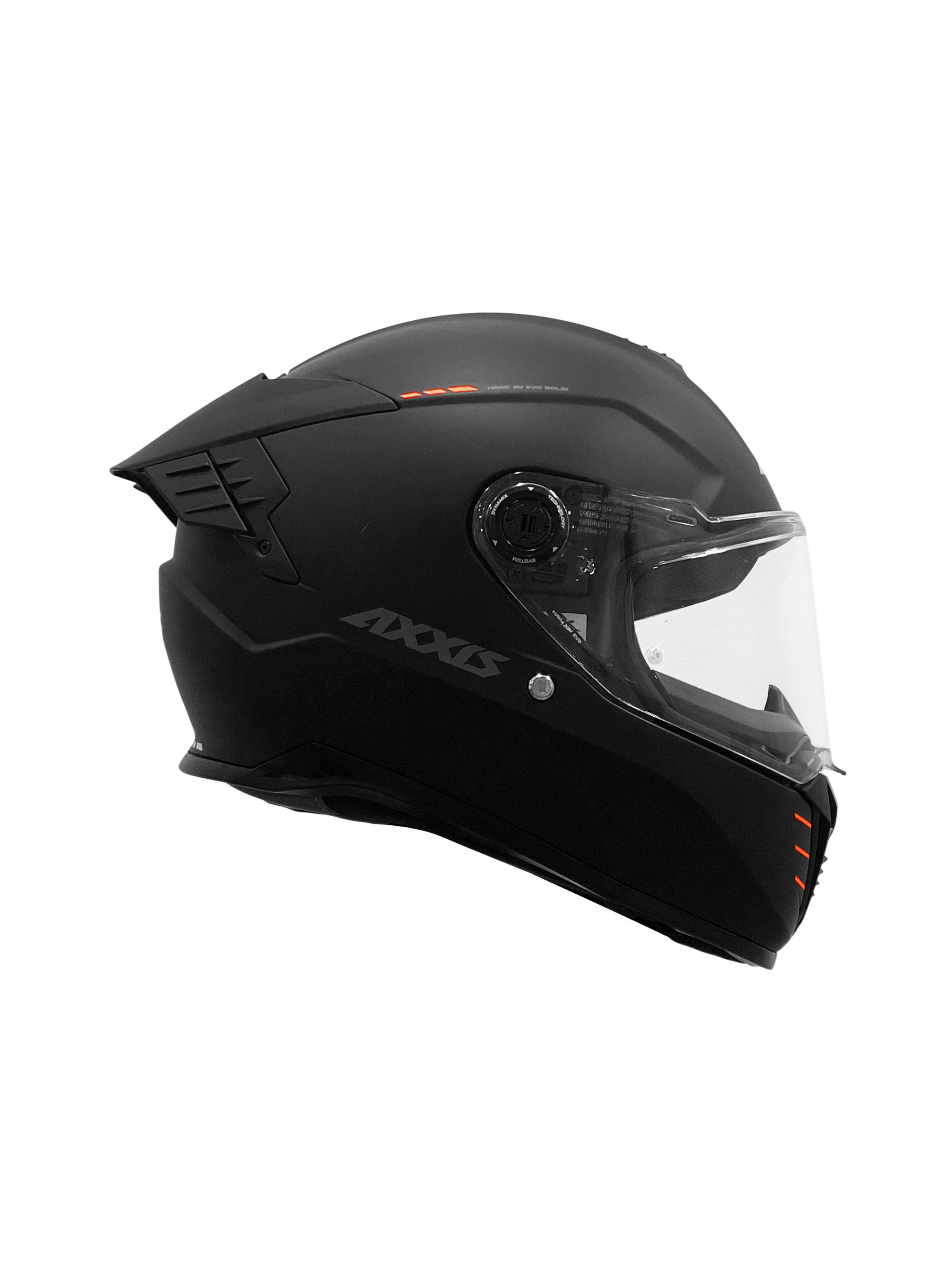 Casco Integral Hawk SV Evo Solid A1 Negro Mate-3