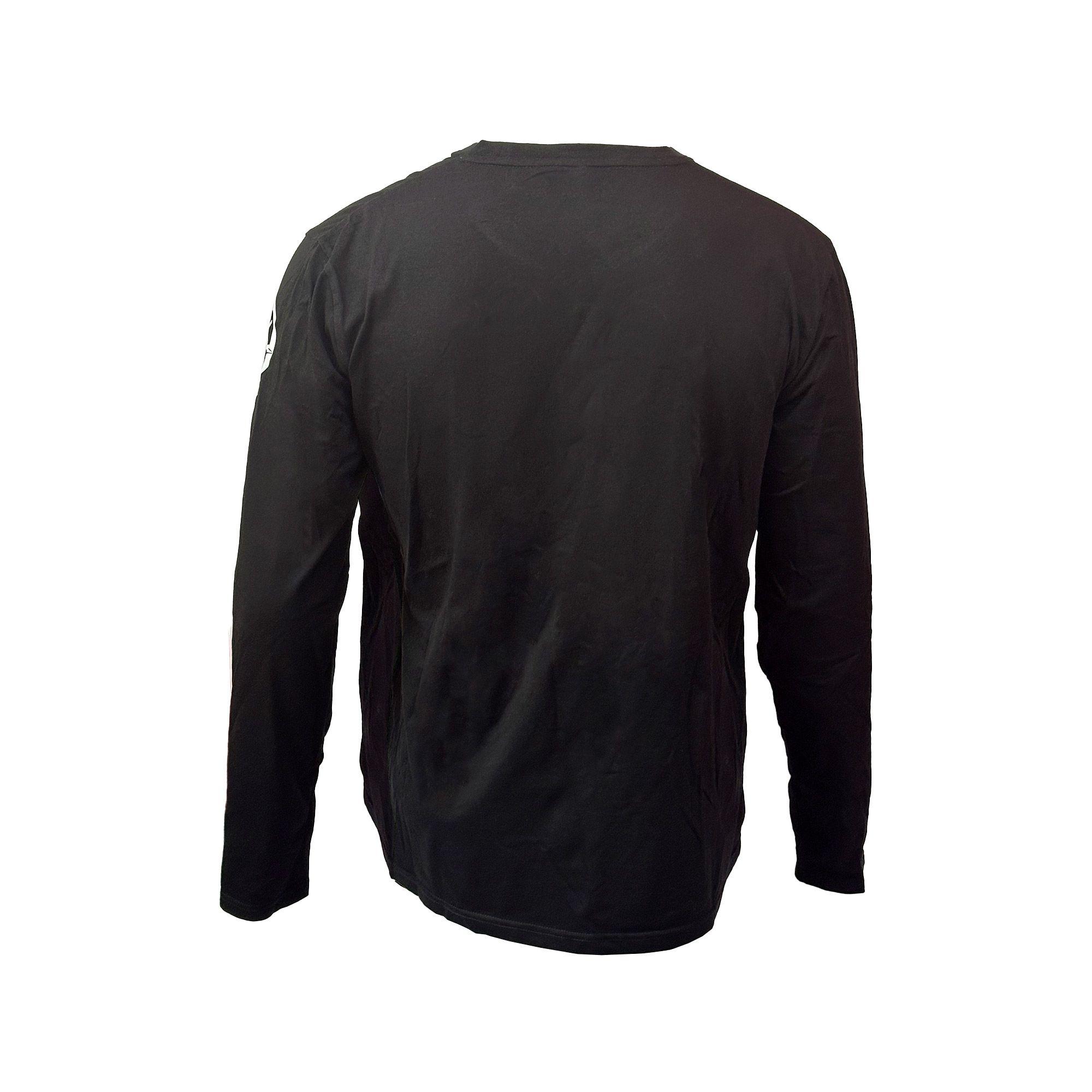Polera De Hombre Manga Larga Yamaha Diapasón Negro-3