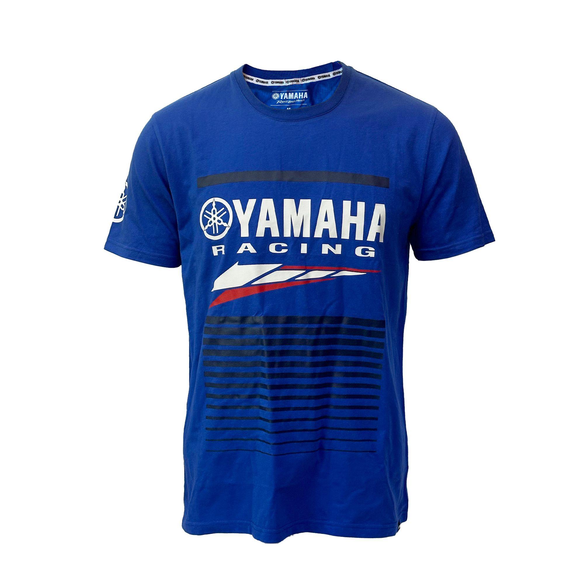 Polera De Hombre Manga Corta Yamaha Racing Azul-0