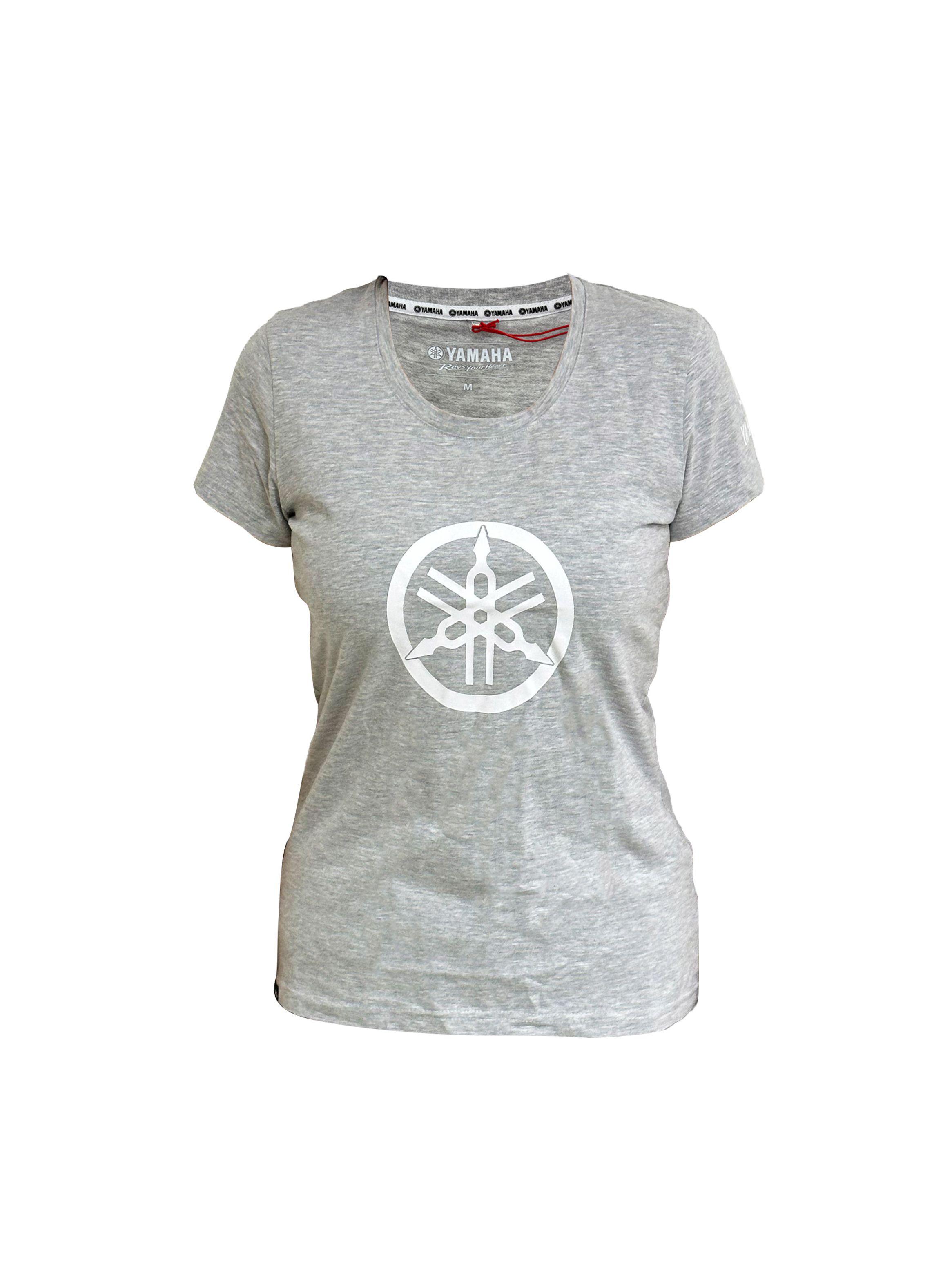 Polera De Mujer Manga Corta Yamaha Diapasón Gris-0