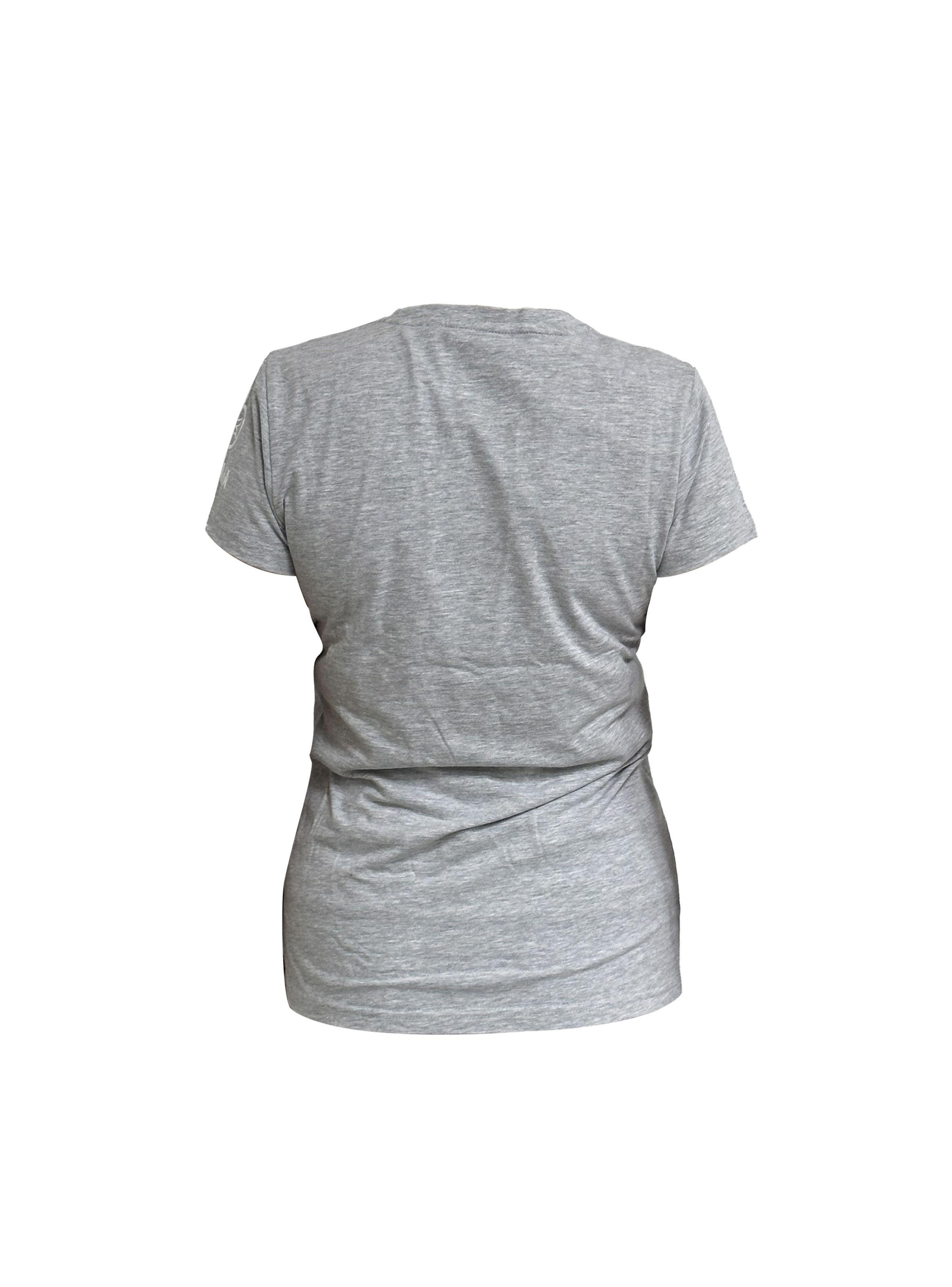 Polera De Mujer Manga Corta Yamaha Diapasón Gris-2