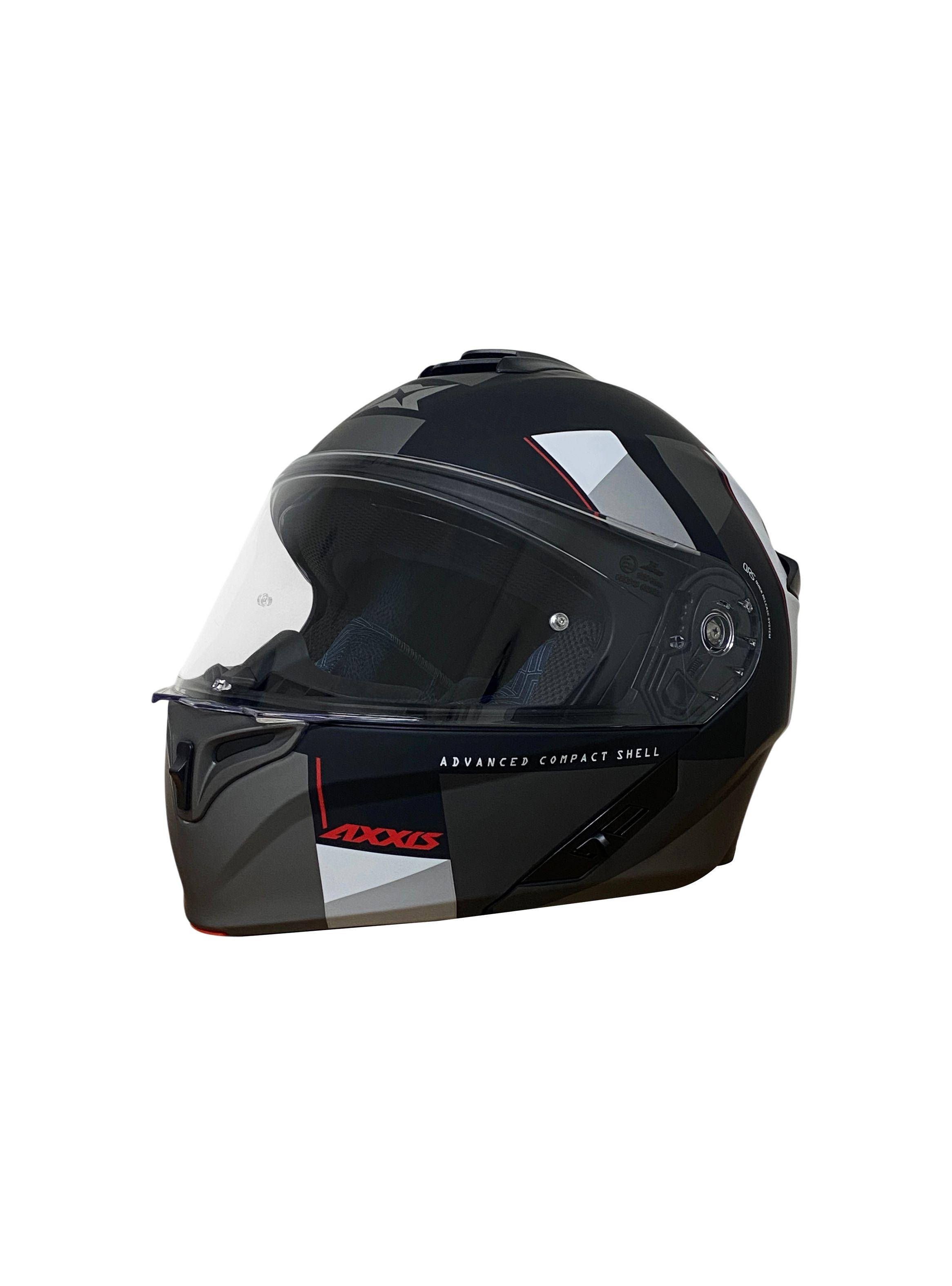 Casco Abatible Axxis Storm Diamond Mate-0