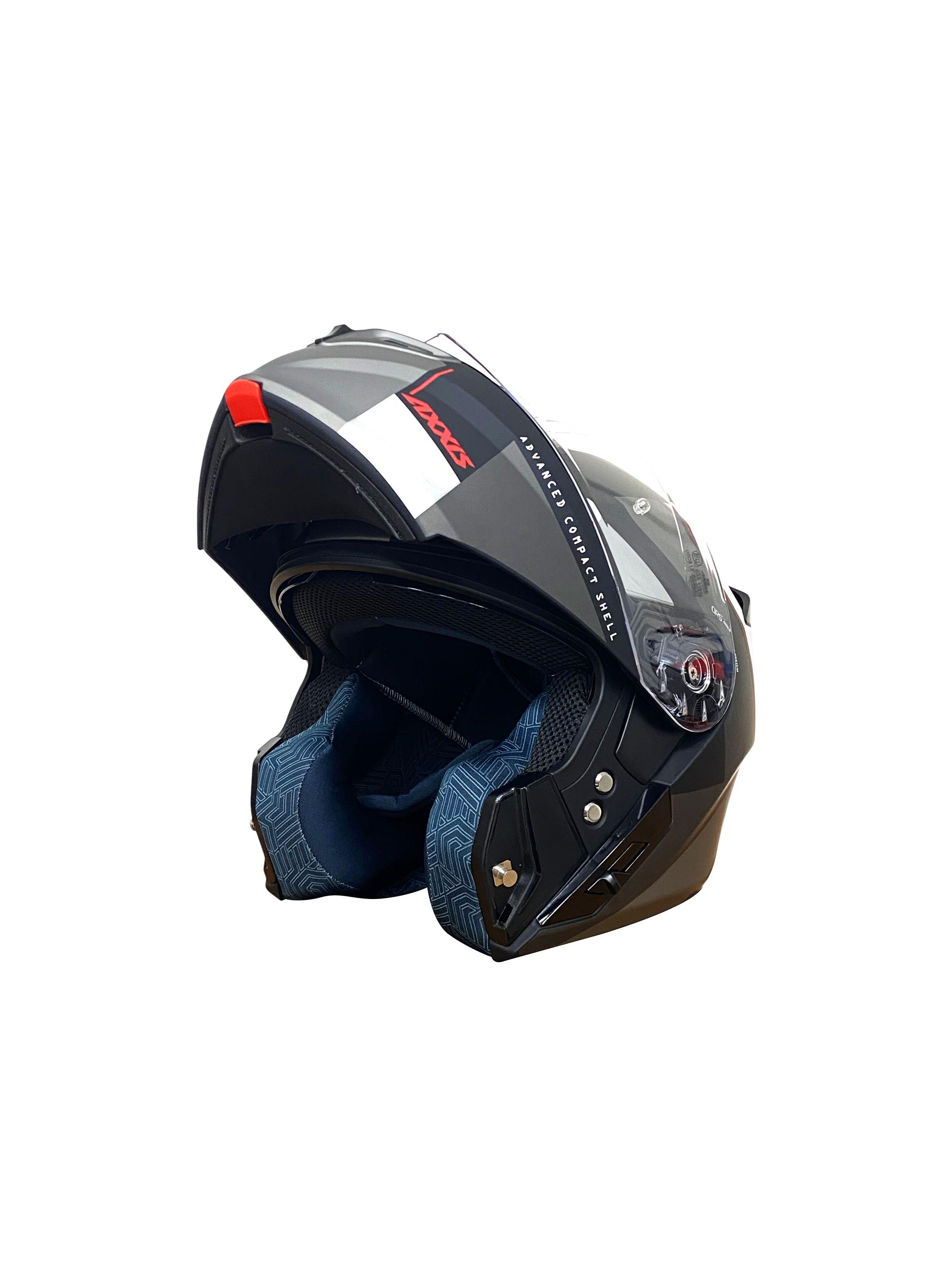 Casco Abatible Axxis Storm Diamond Mate-1