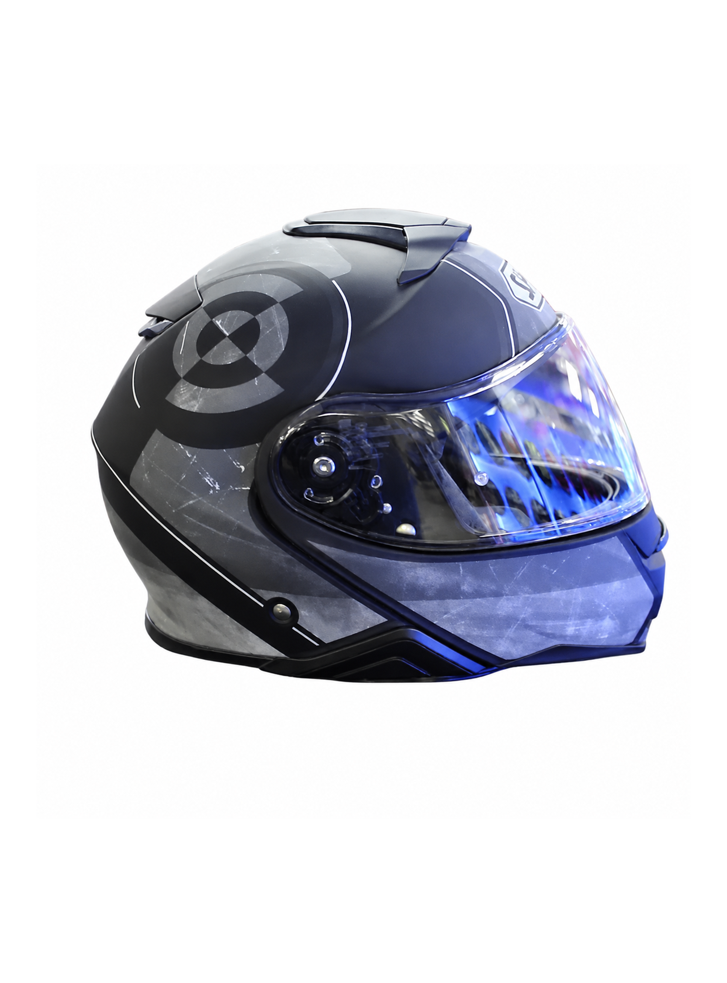 Kit Casco Shoei Neotec II Jaunt TC-5 + 2 Visores-4