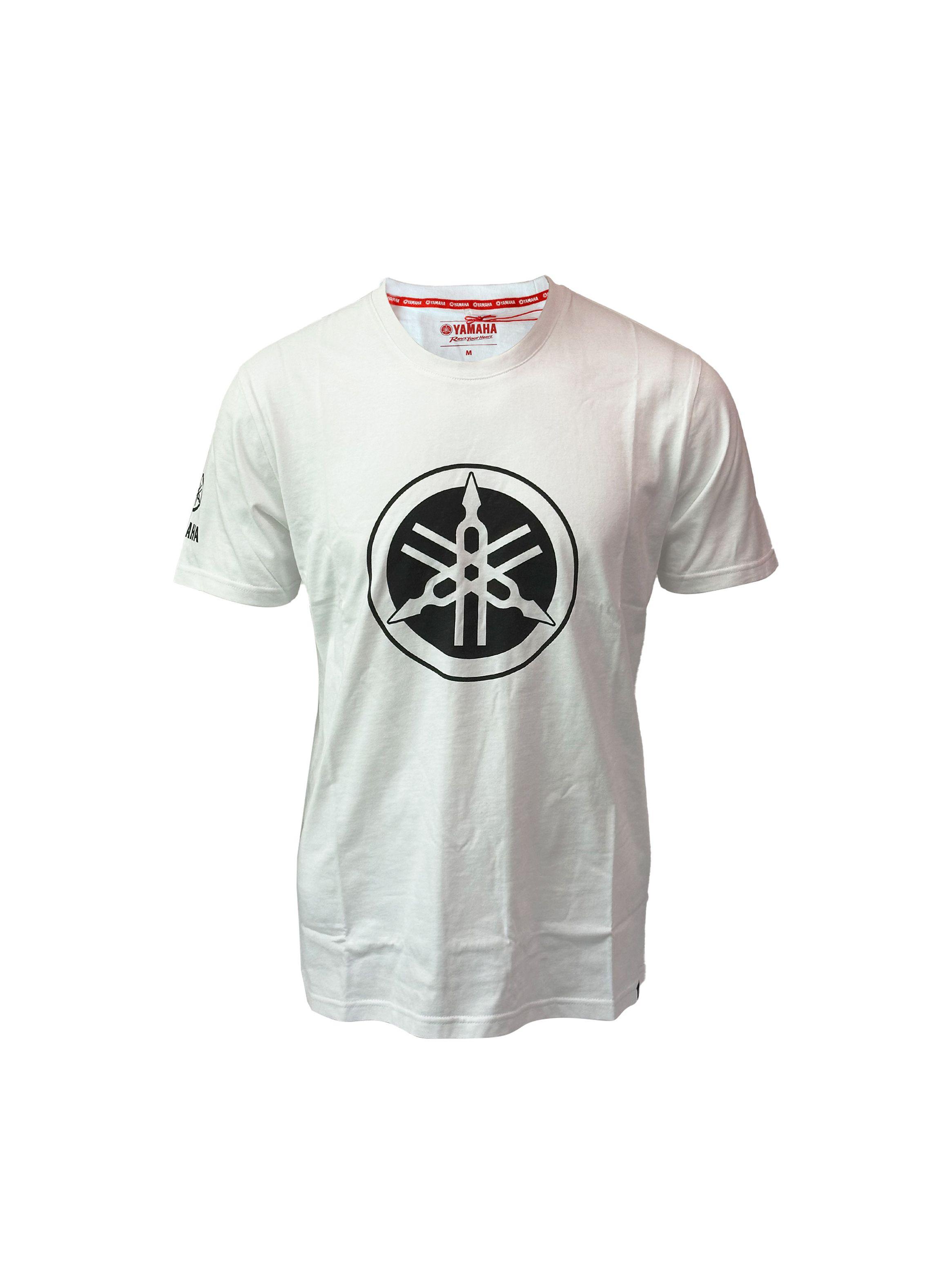 Polera De Hombre Manga Corta Yamaha Diapason Blanco-0