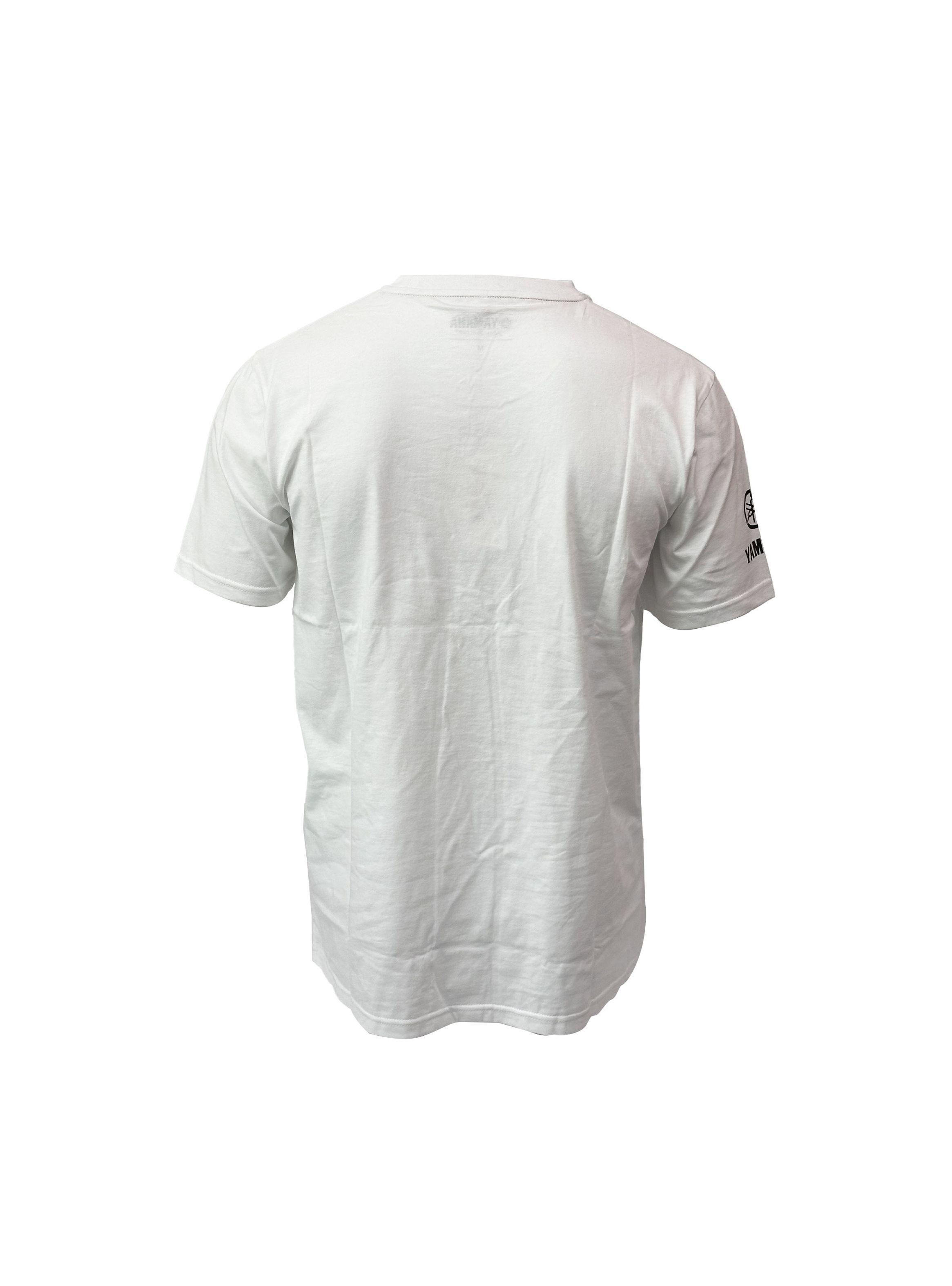 Polera De Hombre Manga Corta Yamaha Diapason Blanco-2