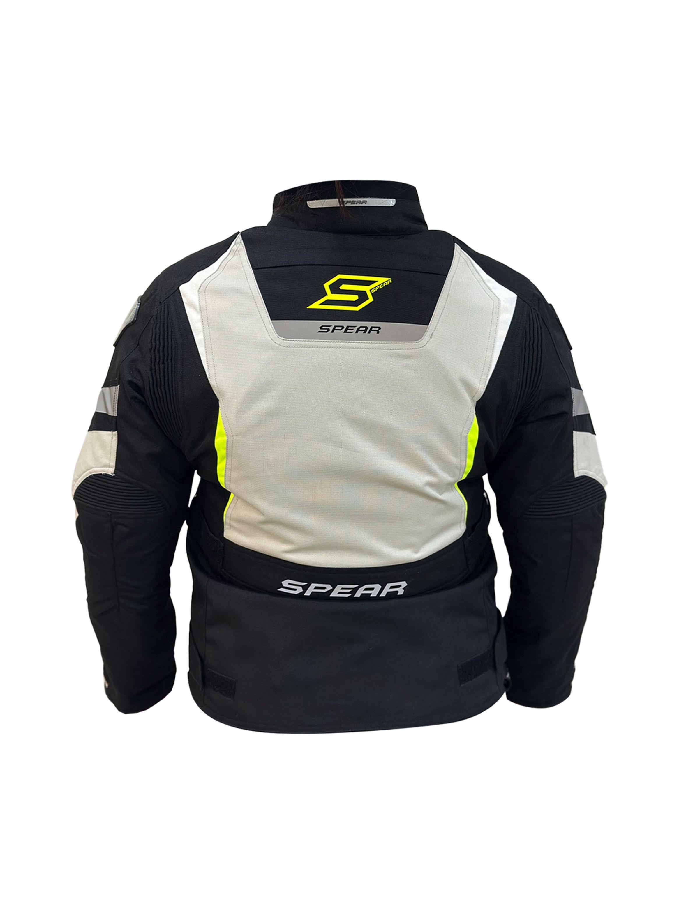 Chaqueta De Moto Spear Mft Bullet Perla-2