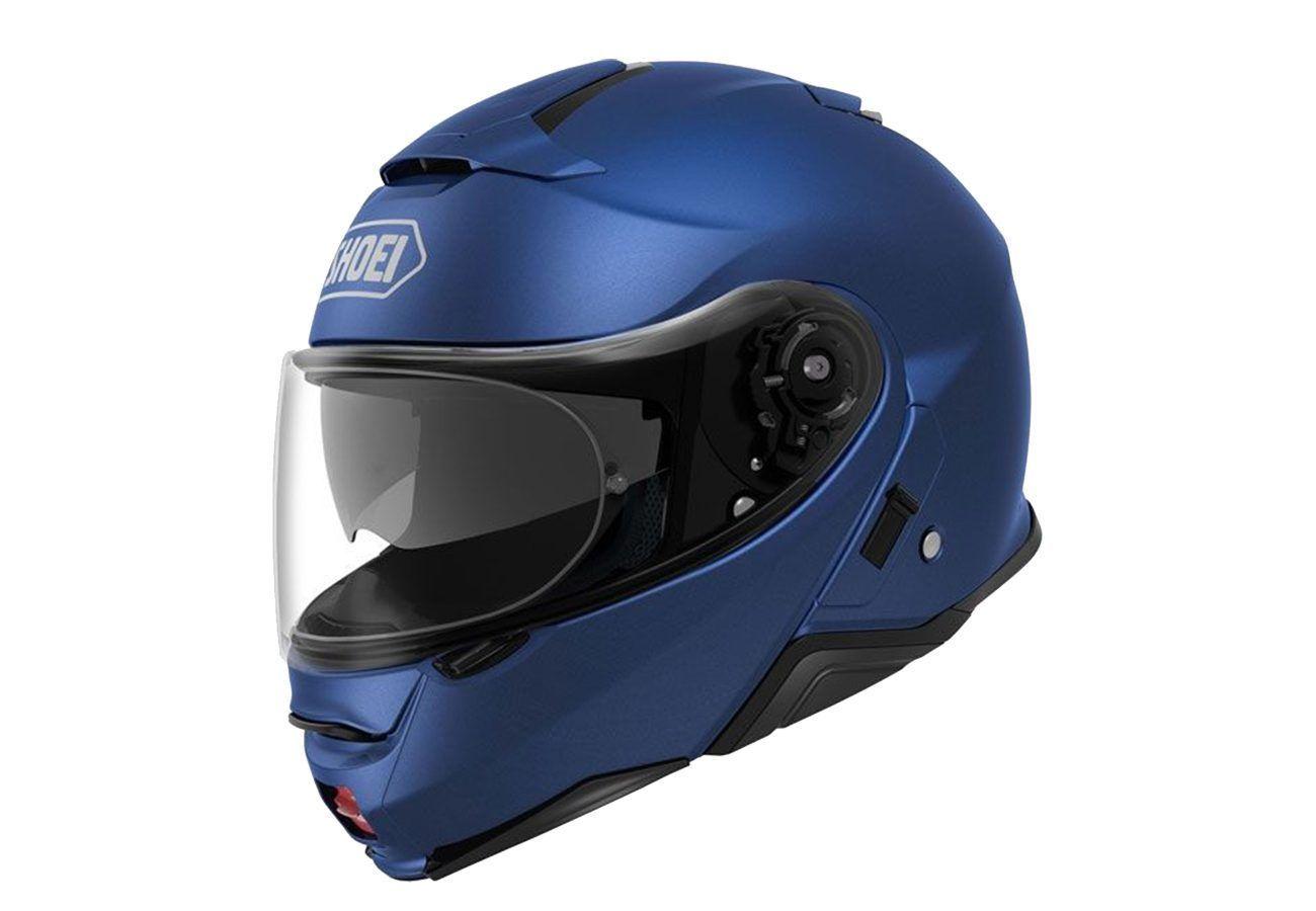Kit Casco Moto Shoei Neotec 2 Azul Mate + 2 visores-0