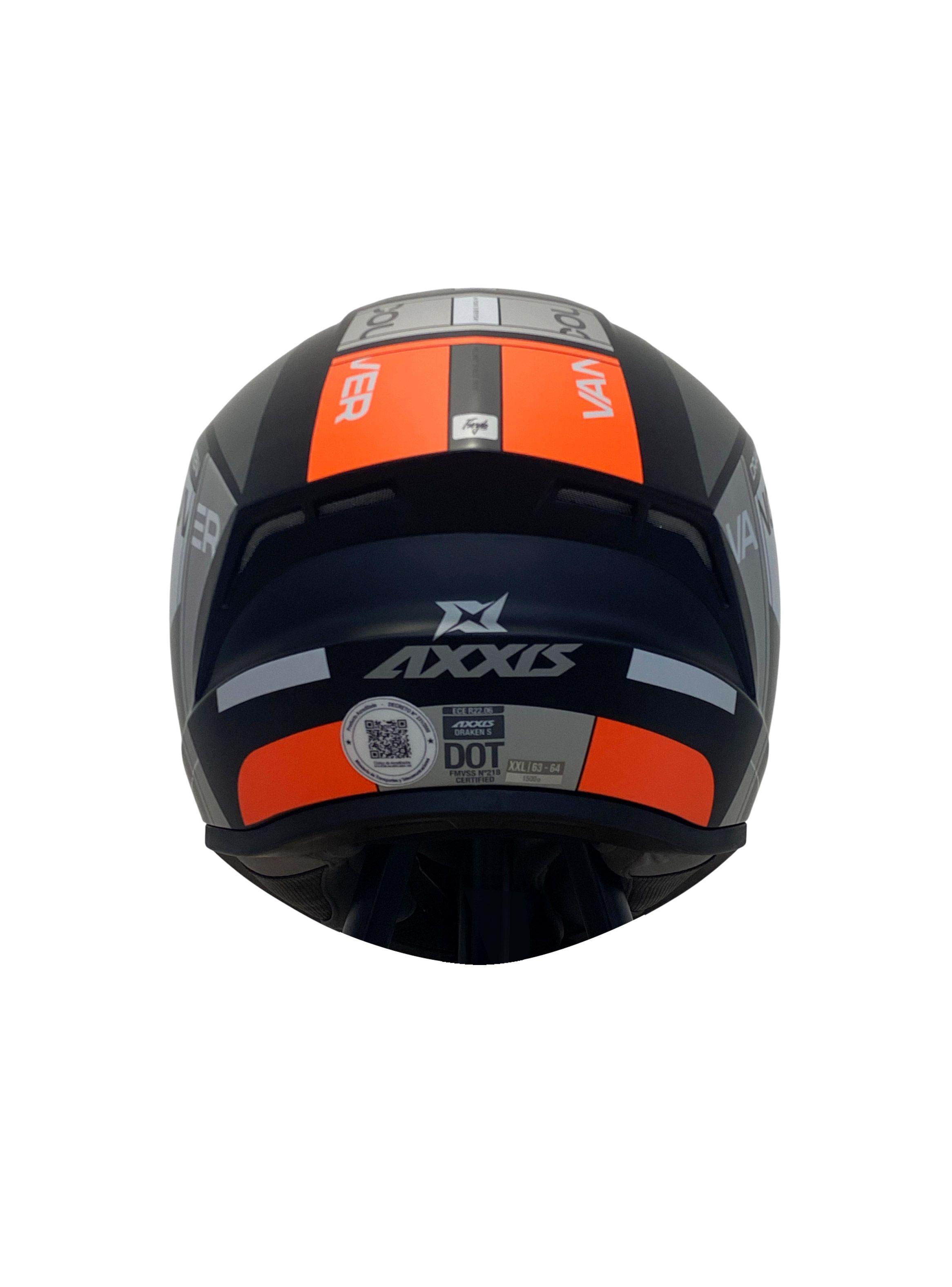 Casco Integral Axxis Draken Vancouver Mate-6