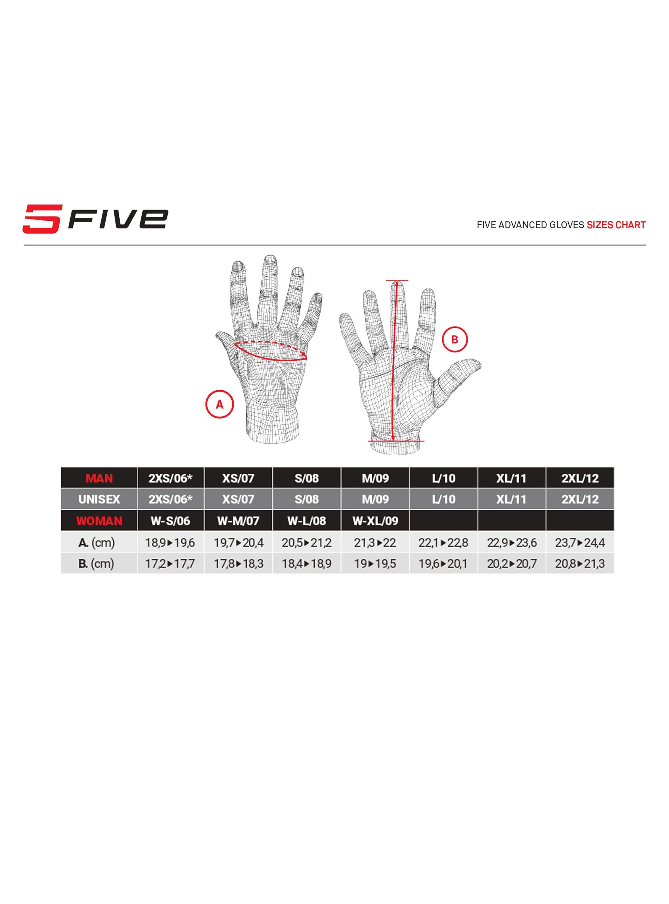 Guantes Moto Five Sport City EVO Negro-3